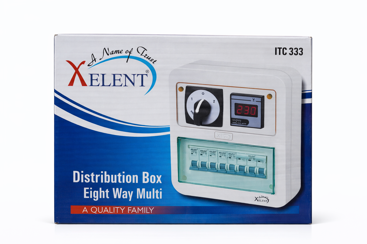 Xelent Distribution Box Eight Way Multi – ITC 333