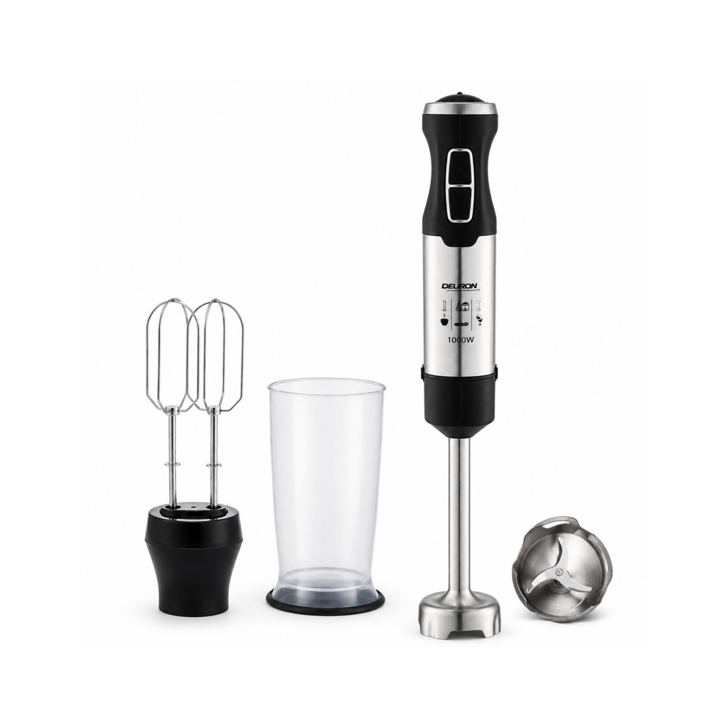 Deuron DN-1107 2-in-1 Hand Blender with Beater | Powerful DC Motor