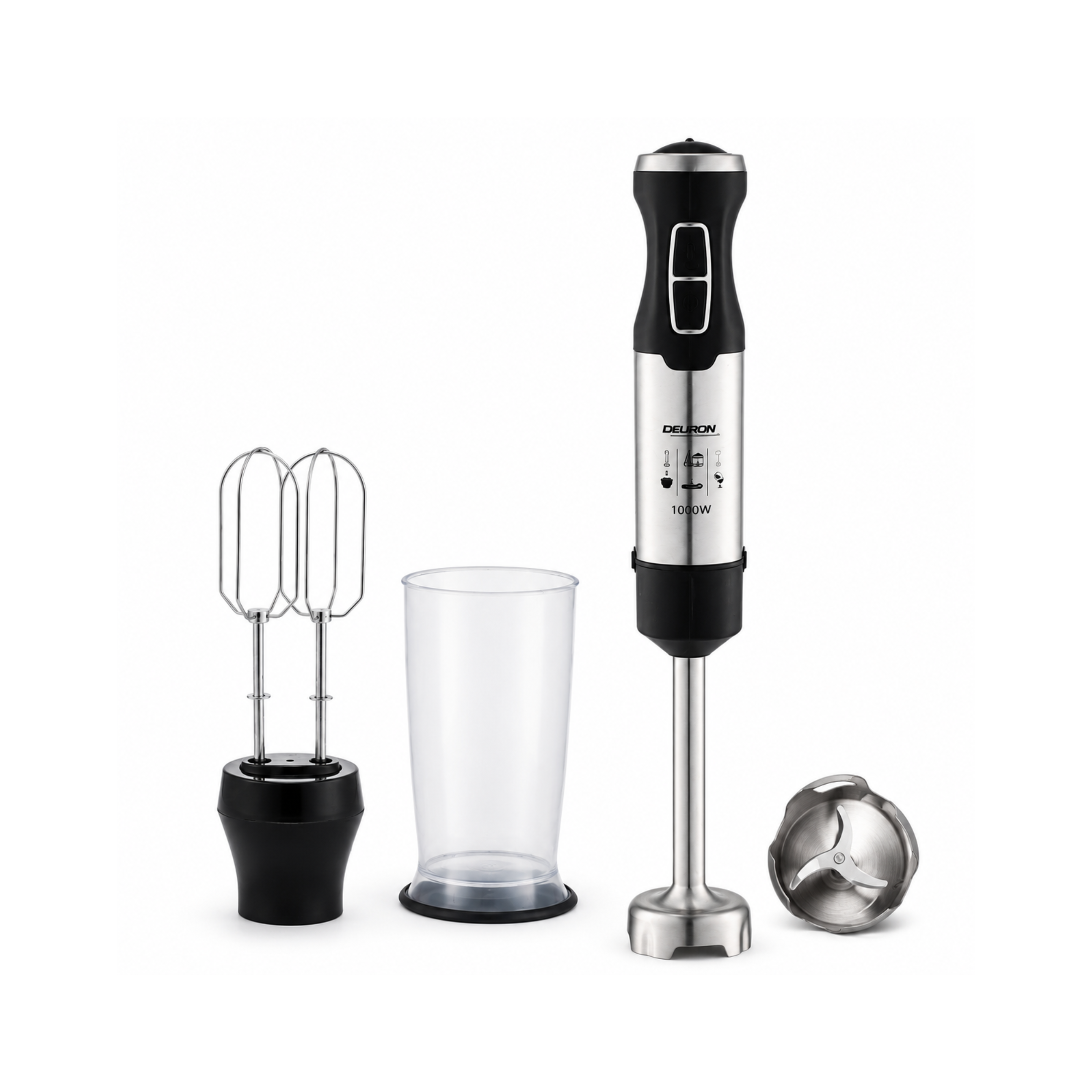 Deuron DN-1107 2-in-1 Hand Blender with Beater | Powerful DC Motor