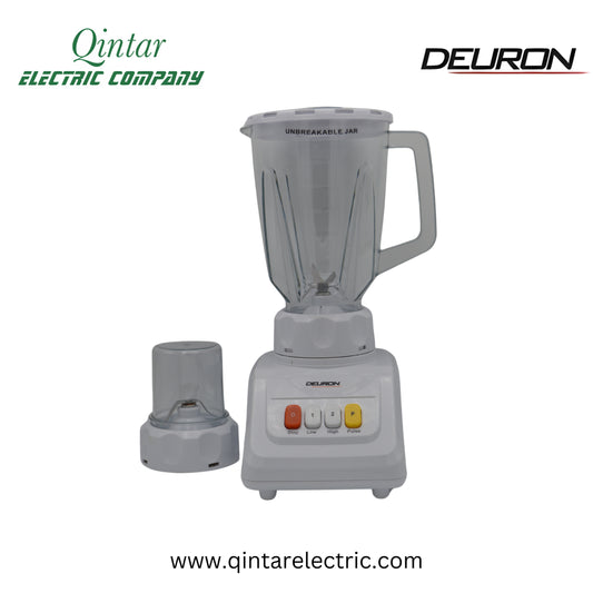 Deuron Blender with Unbreakable Jar and Glass Grinder