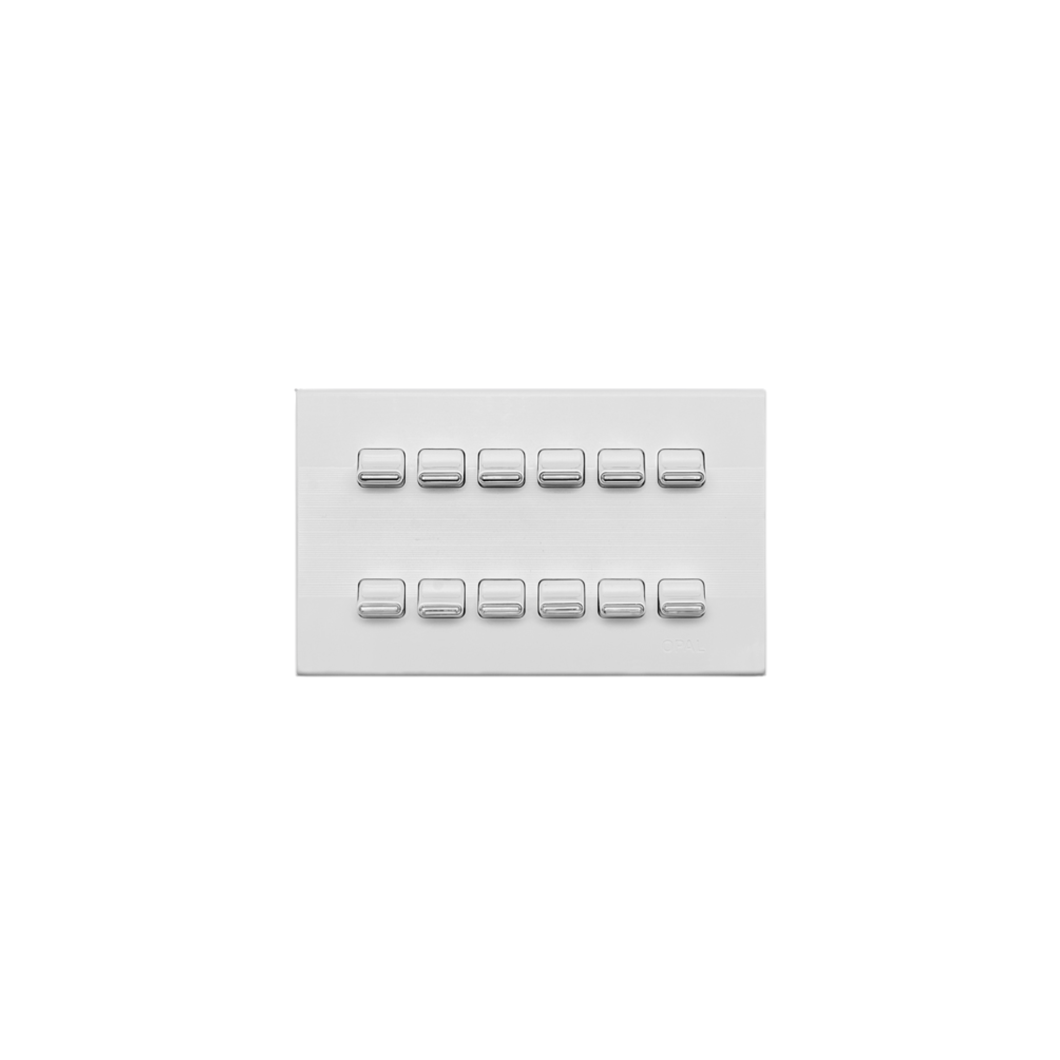 Opal 12 Gang Switch Plate