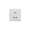 Opal 1 Switch + 1 Socket Plate