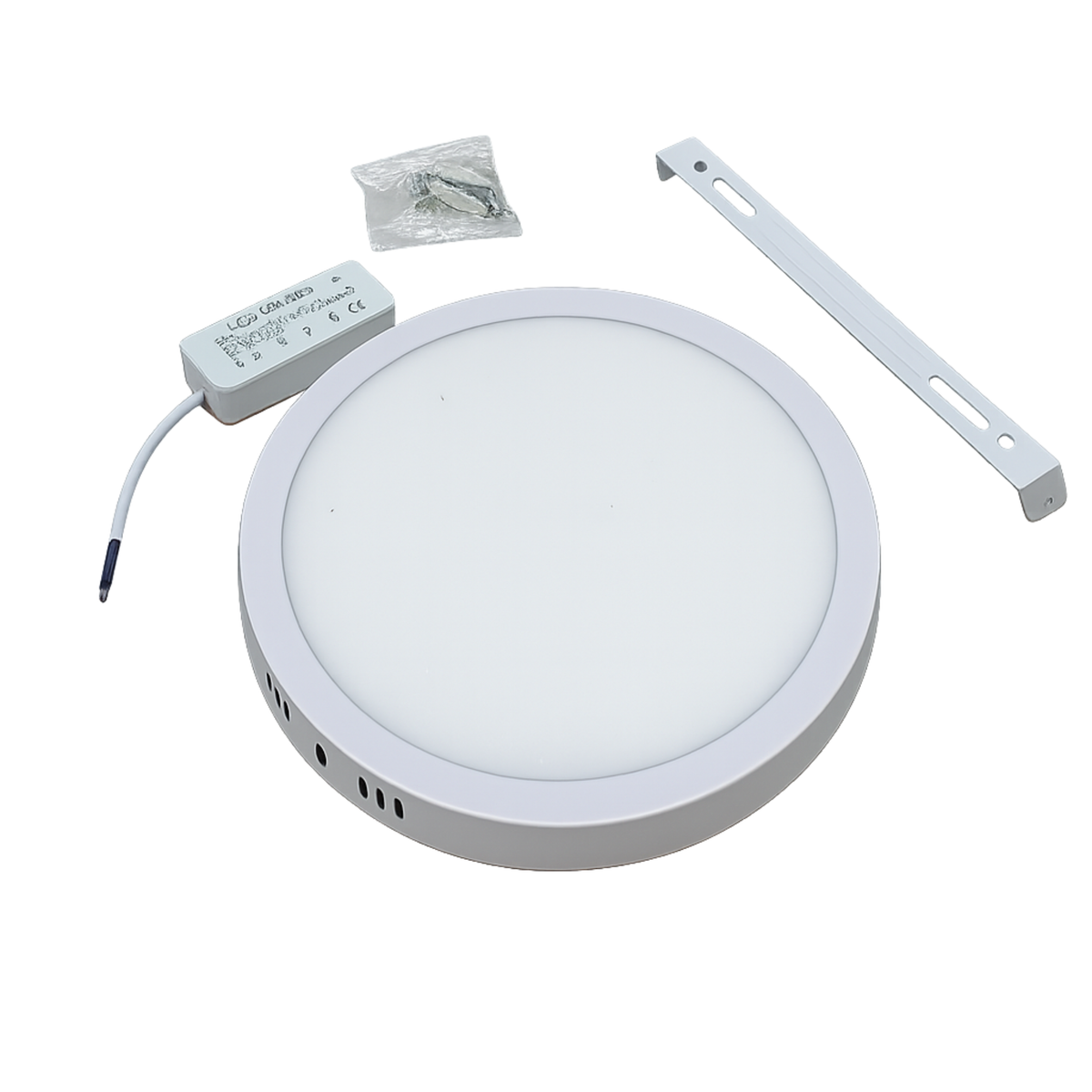 18W Open SMD LED Light – Round White Surface Mount Ceiling Light