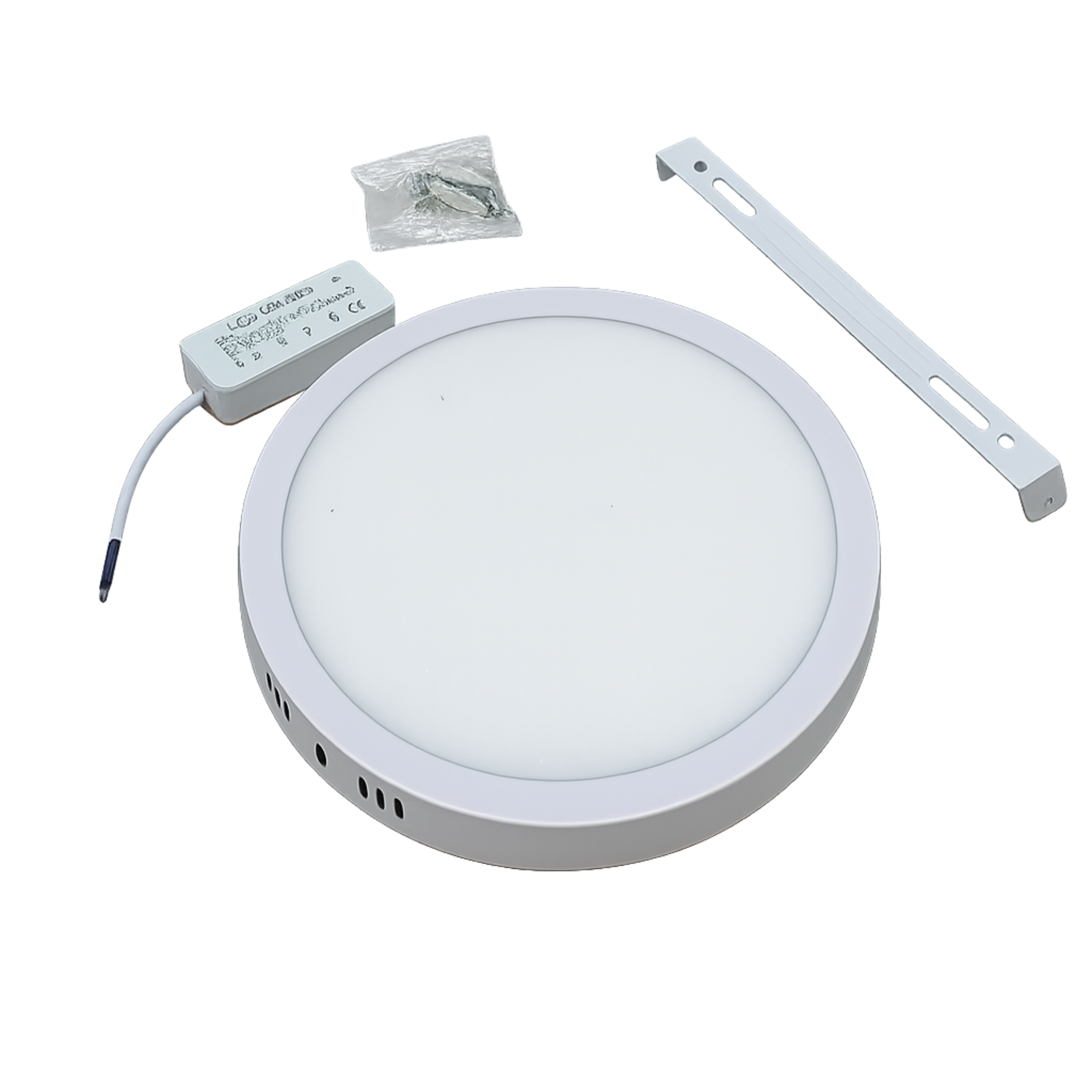 18W Open SMD LED Light – Round White Surface Mount Ceiling Light