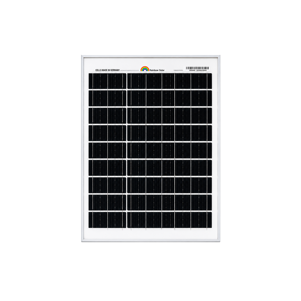 Rainbow Solar 20W 12V Solar Panel | Portable Weatherproof Power Kit