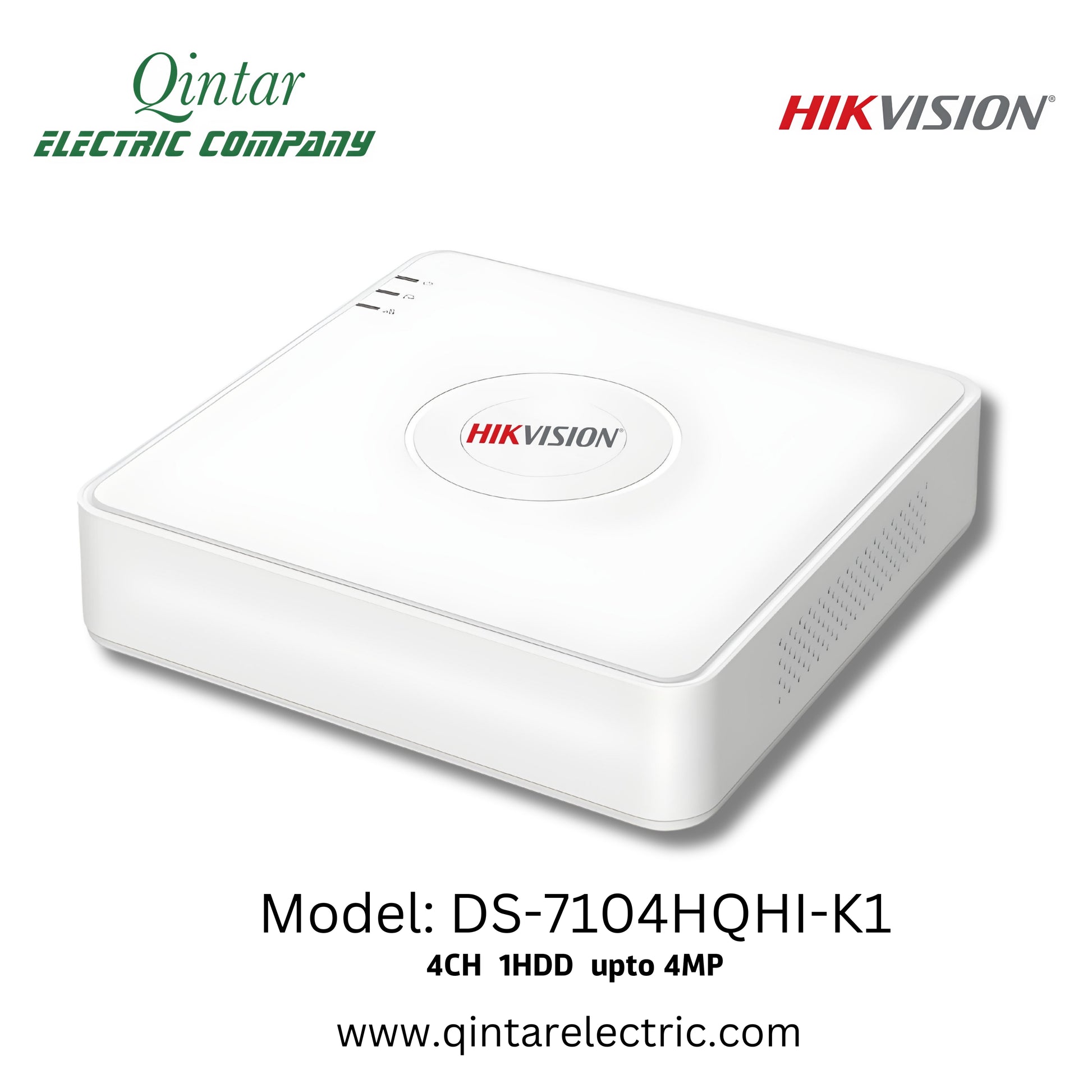 4-ch 1080p Mini 1U H.265 DVR Hikvison