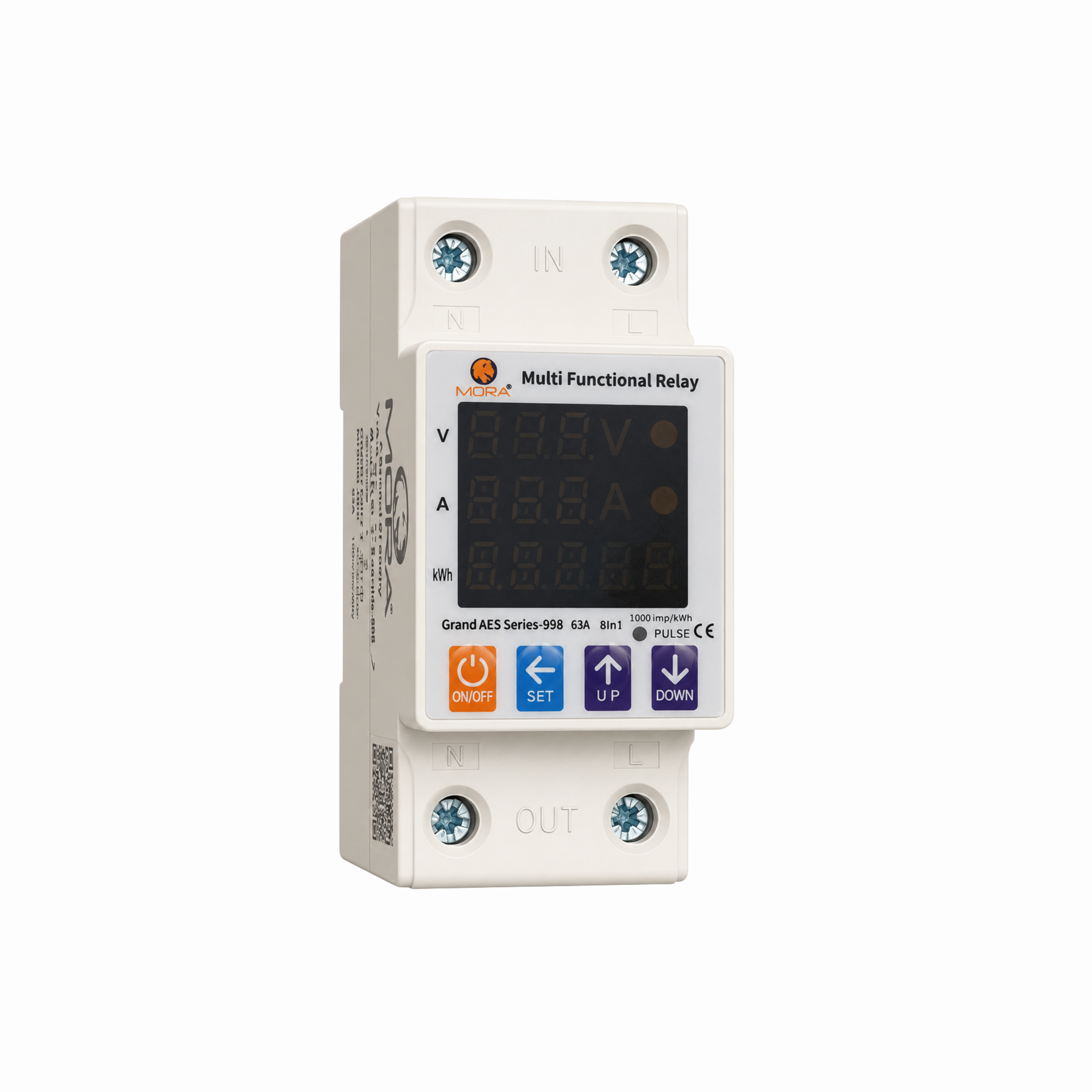 MORA Multi Functional Relay 63A | Smart Power Control & Voltage Protector
