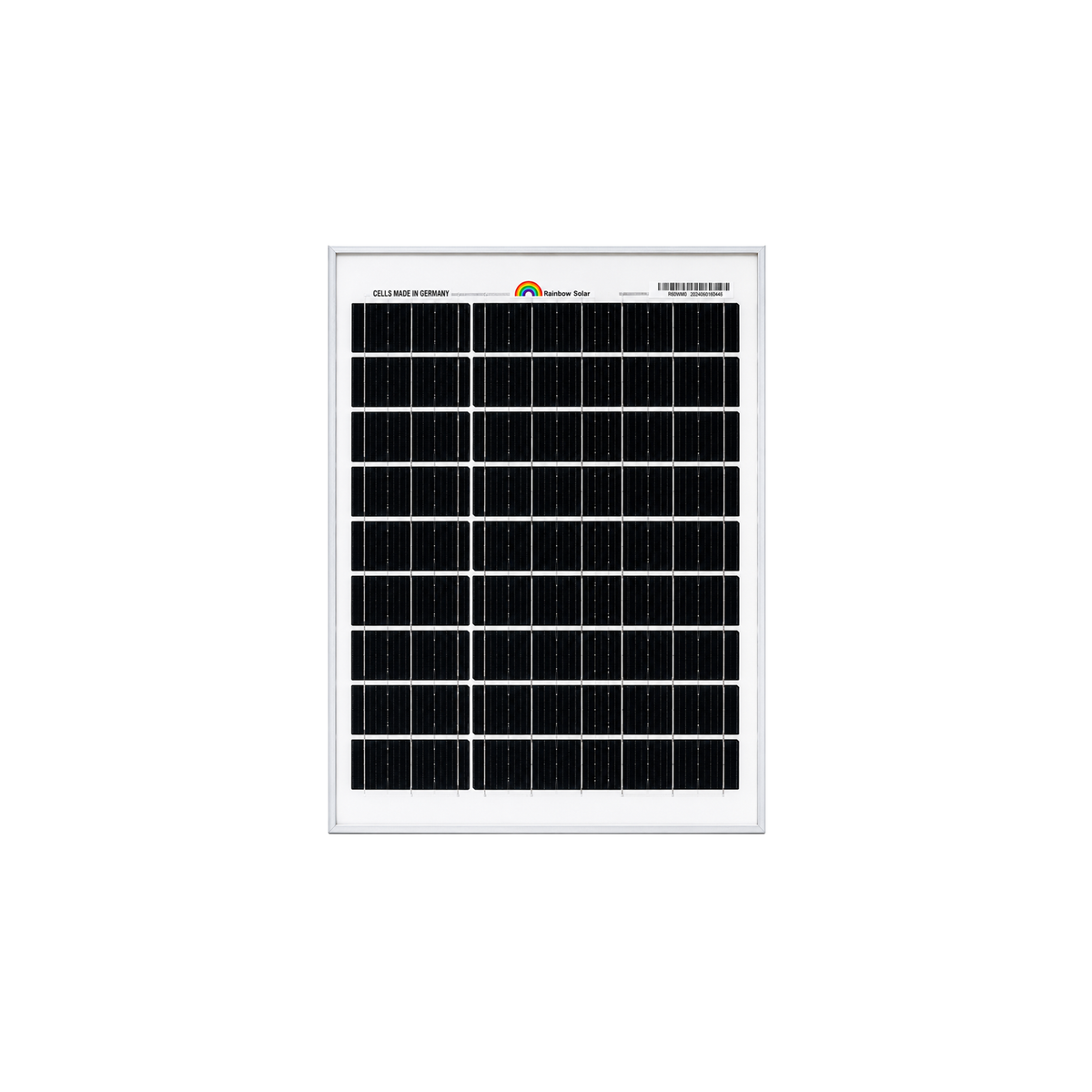 Rainbow Solar 10W 12V Solar Panel | Compact High-Efficiency Charger