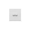 Opal 2 Gang Switch Plate