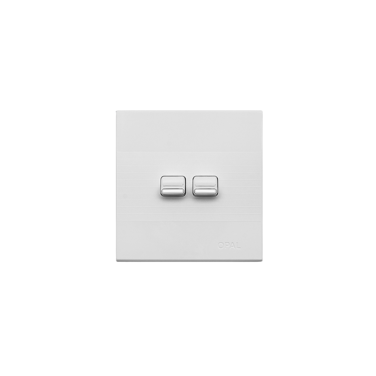 Opal 2 Gang Switch Plate