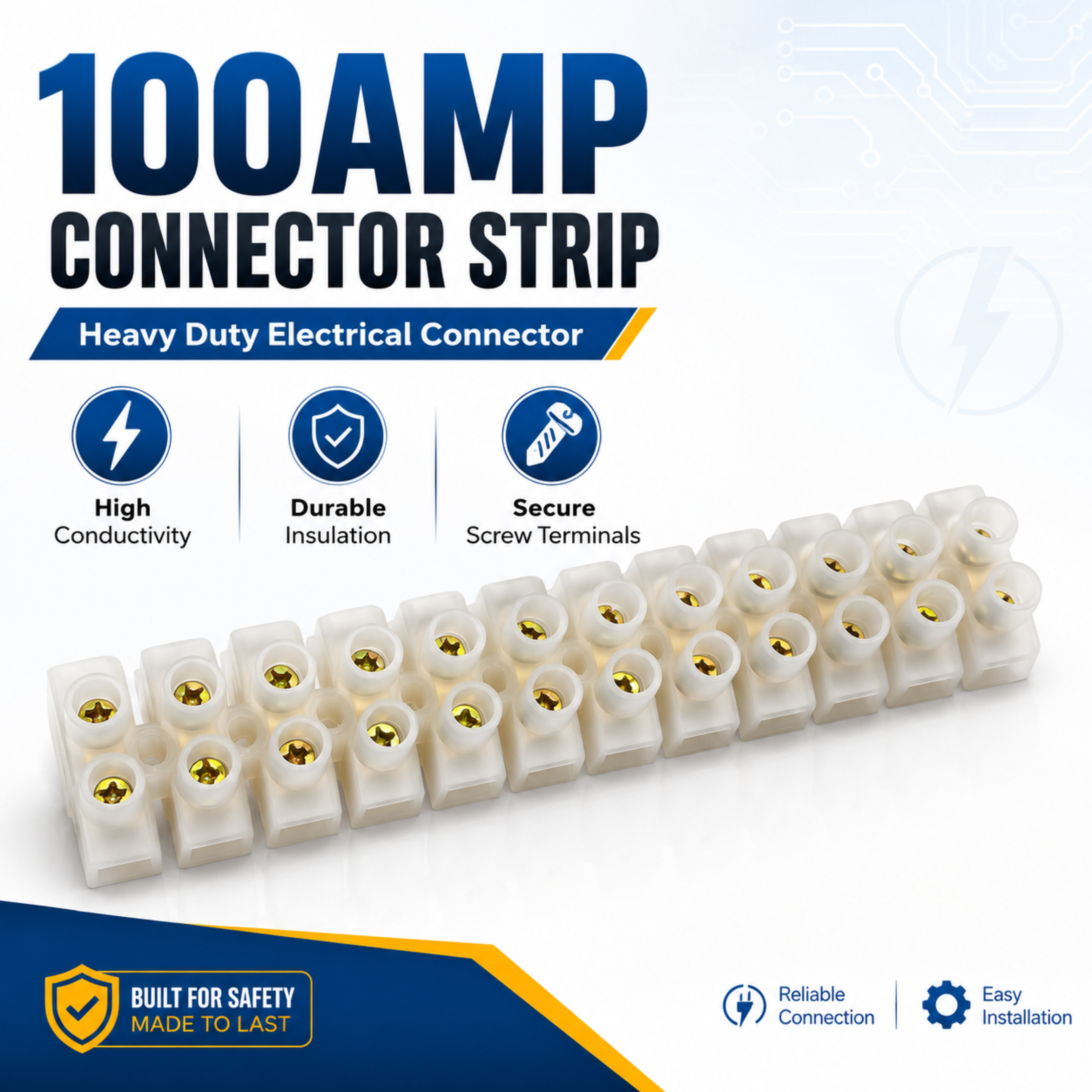 JPI 100A Connector Strip | Electrical Terminal Block