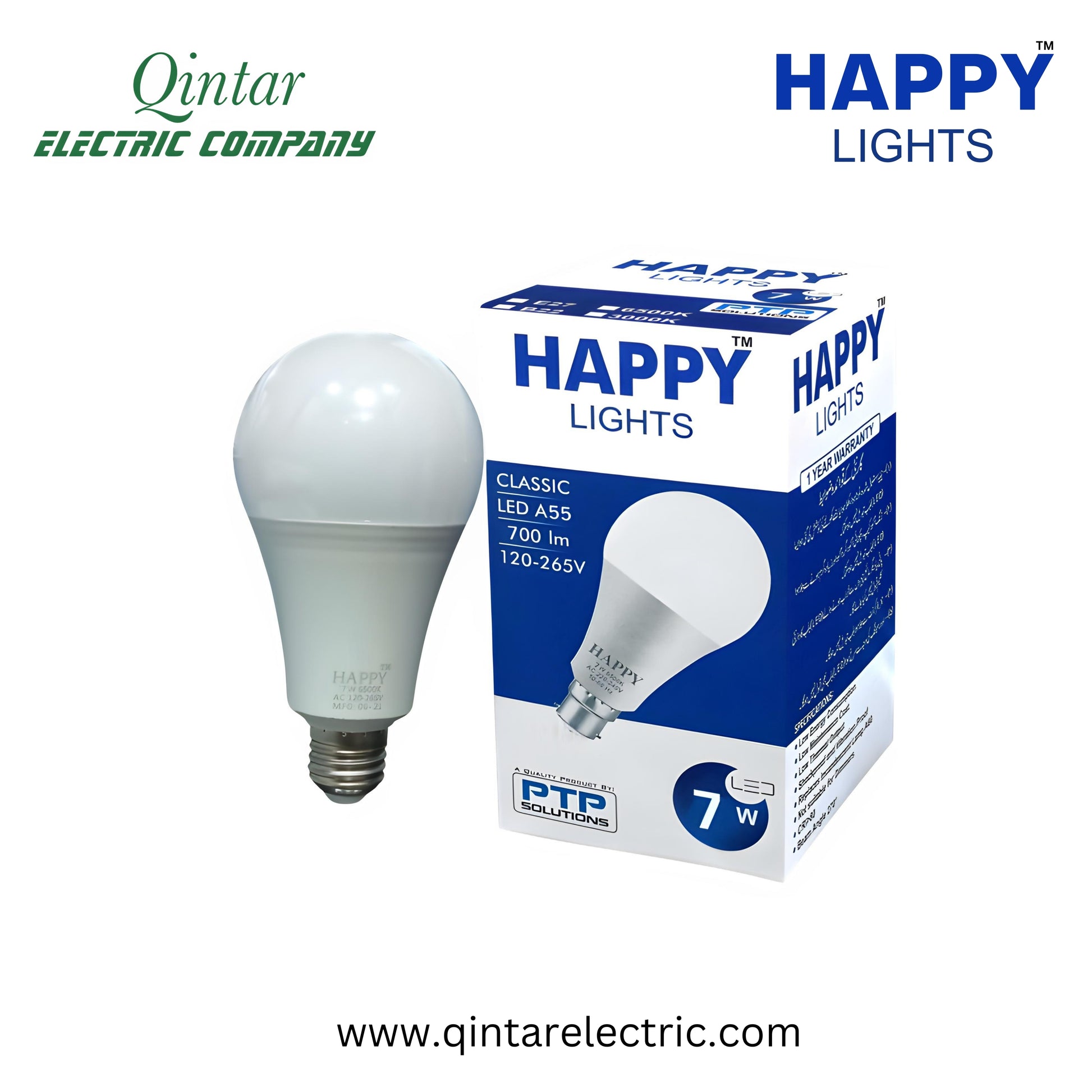 7 WATT LED BULB Happy Lights