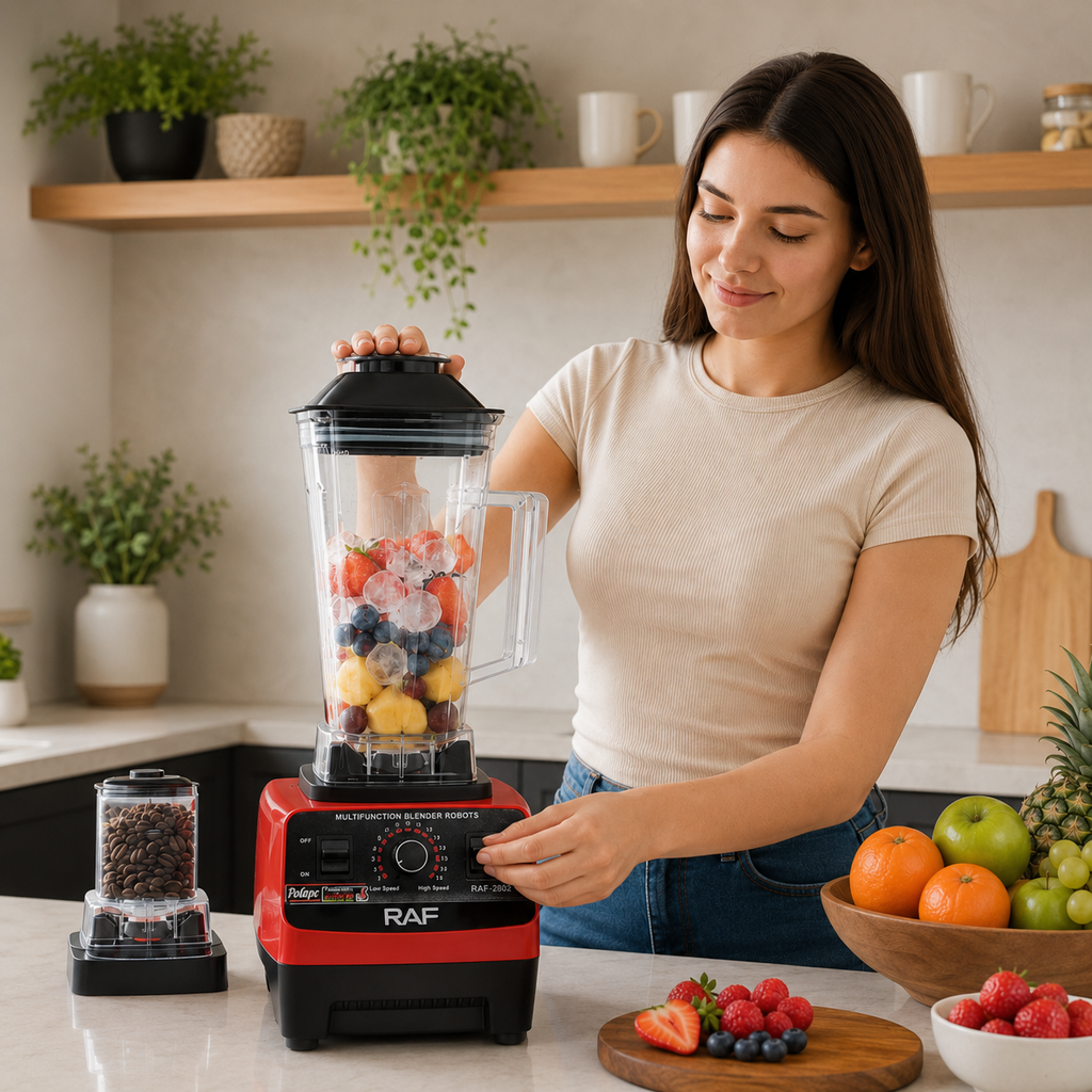 RAF Electric Blender 2-in-1 Heavy Duty 2.5L – Model RAF-2802