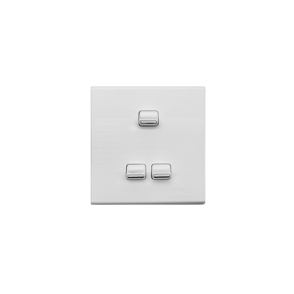 Opal 3 Gang Switch Plate