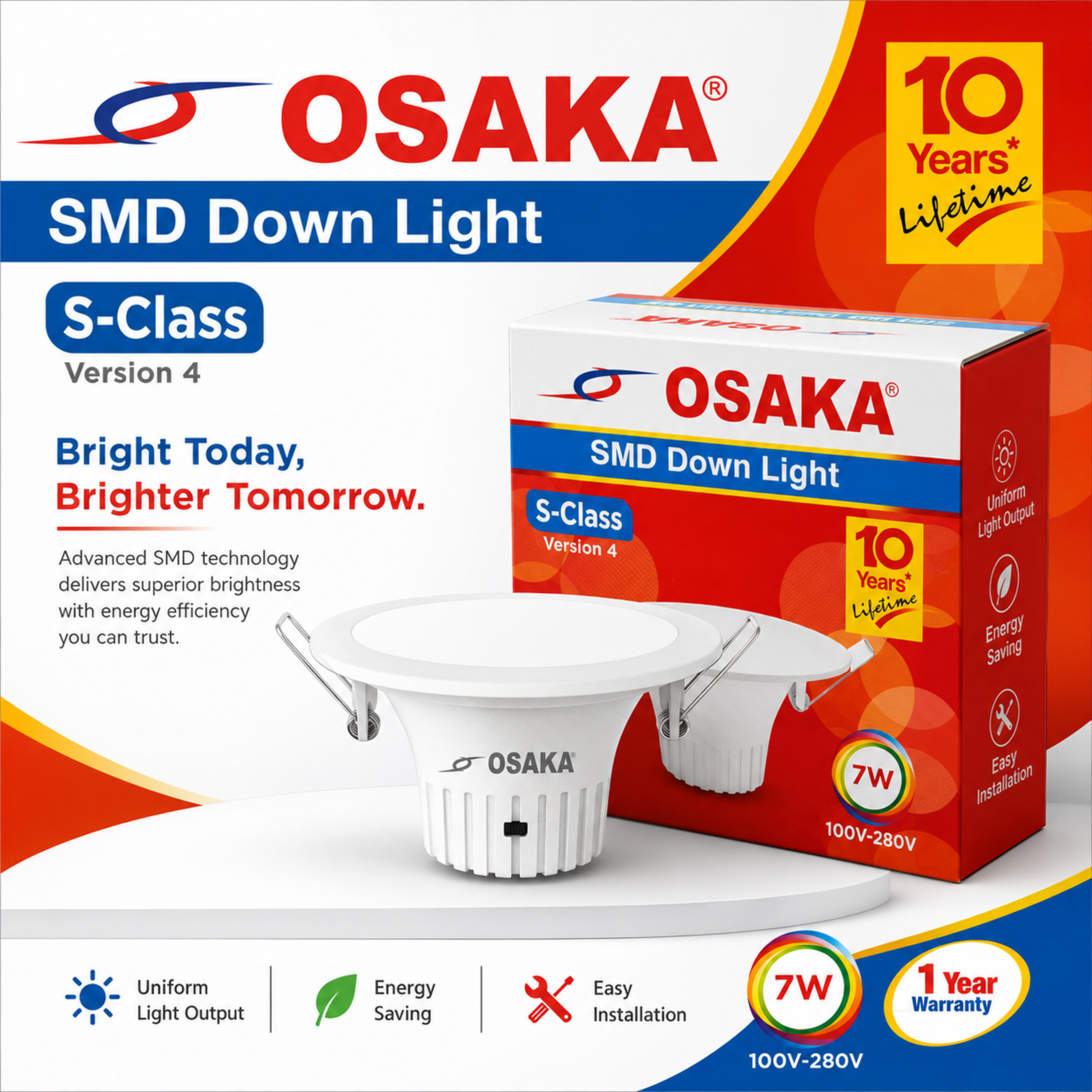7W SMD S-Class Osaka