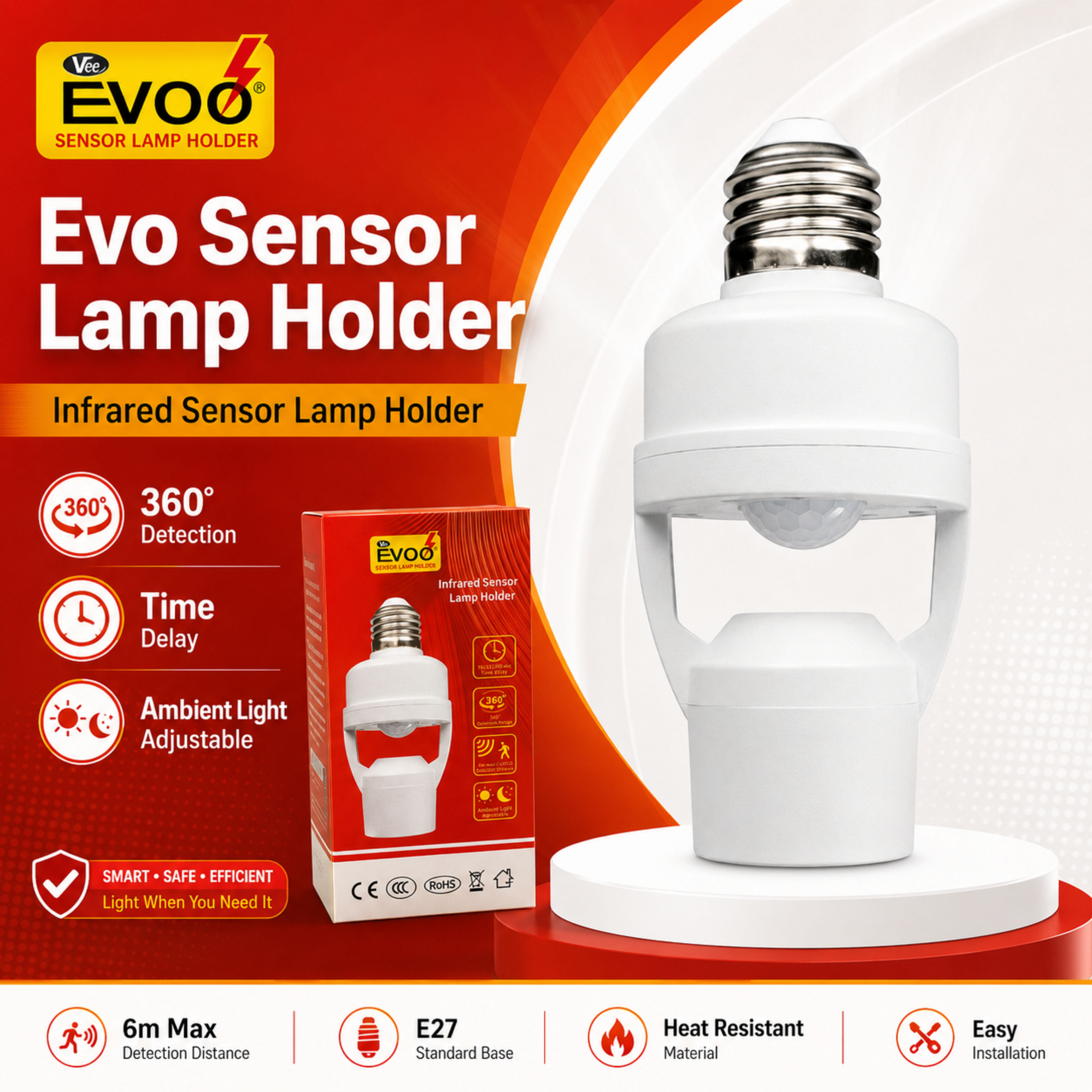 Evoo Sencor Lamp Holder