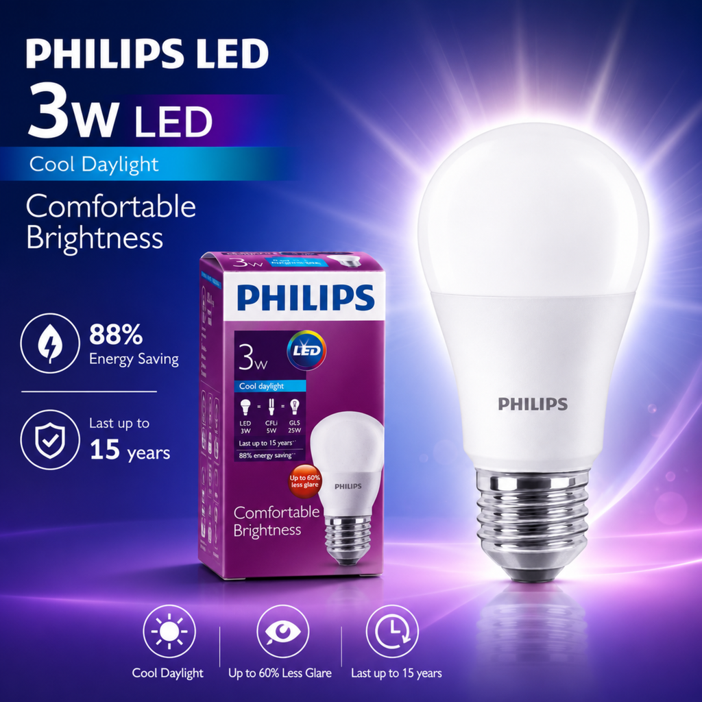 3W LED Bulb Philips