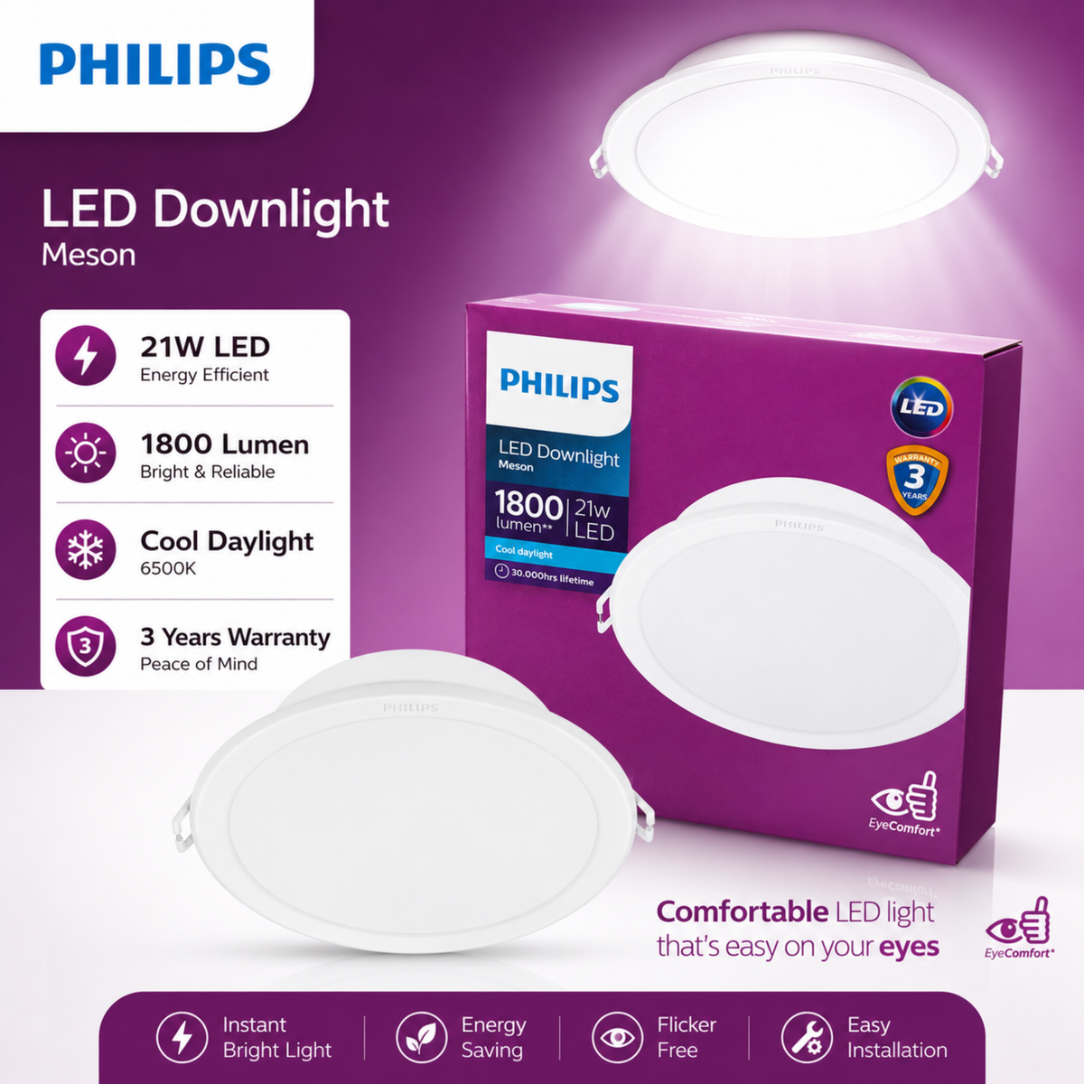 21W SMD Light Philips