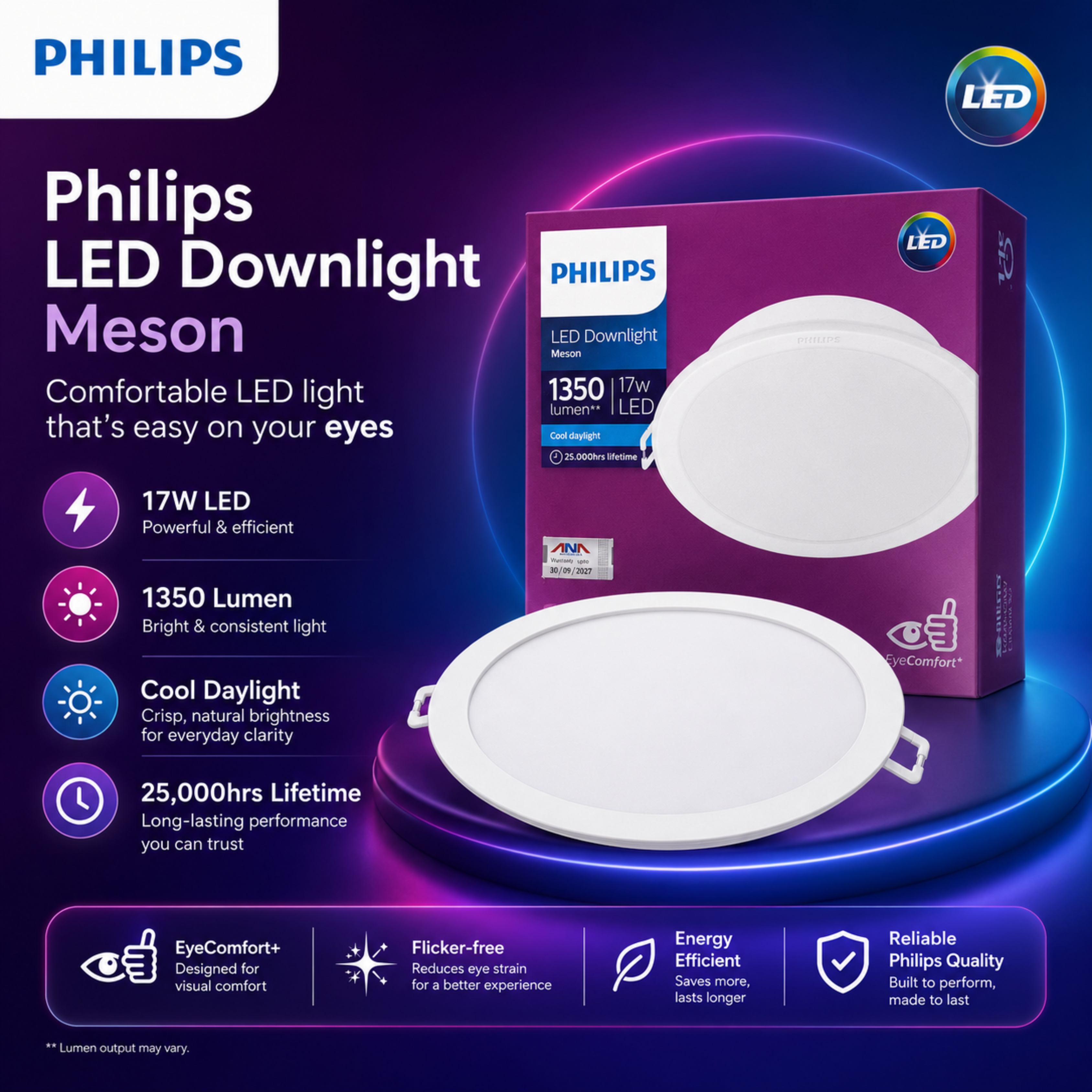 17W SMD Light Philips