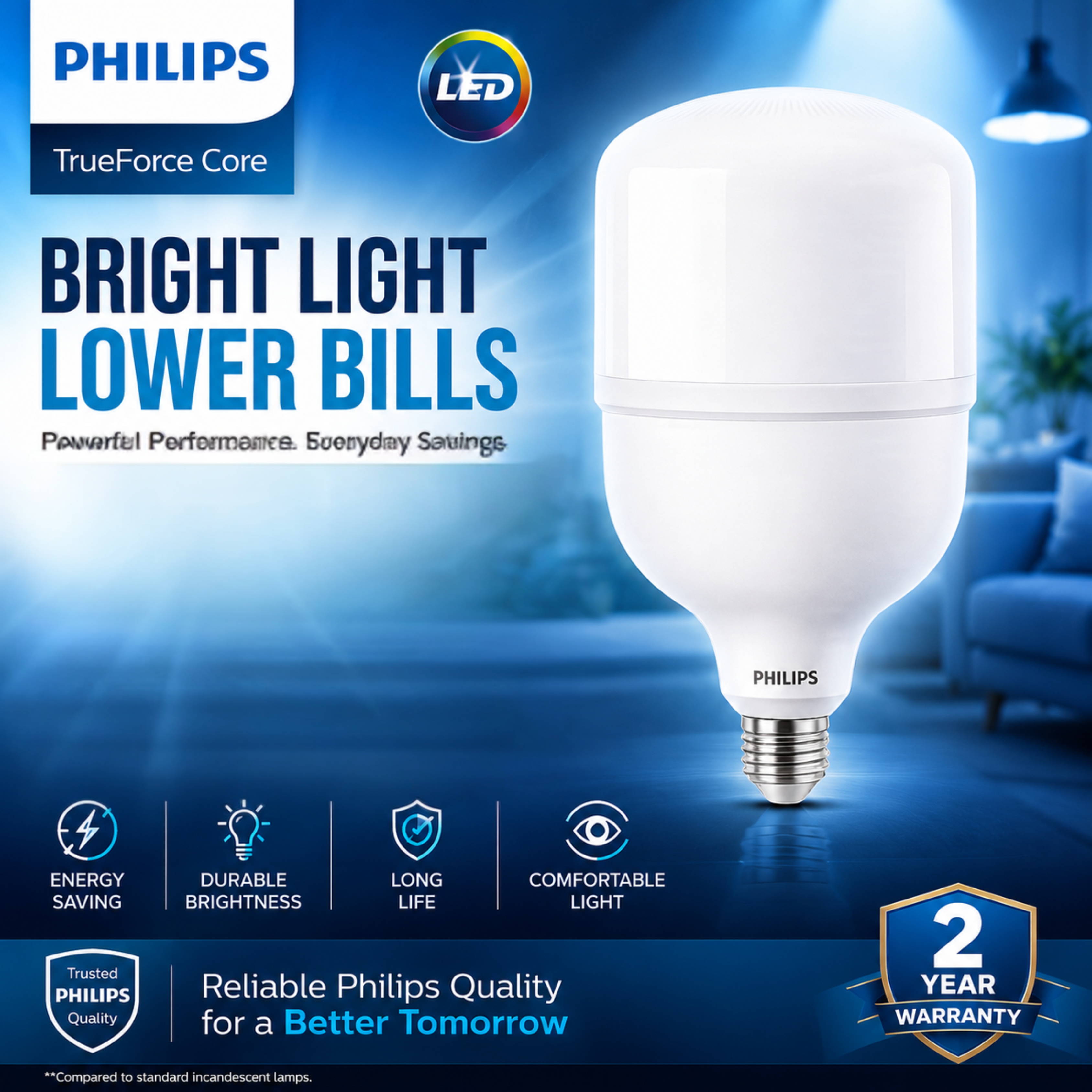 30W LED Bulb Philips