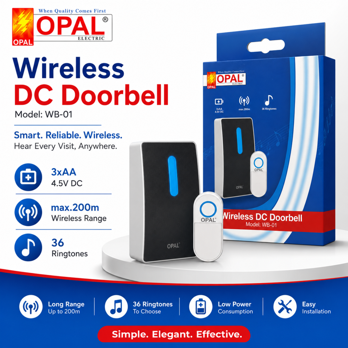 Remote Bell Opal WB01