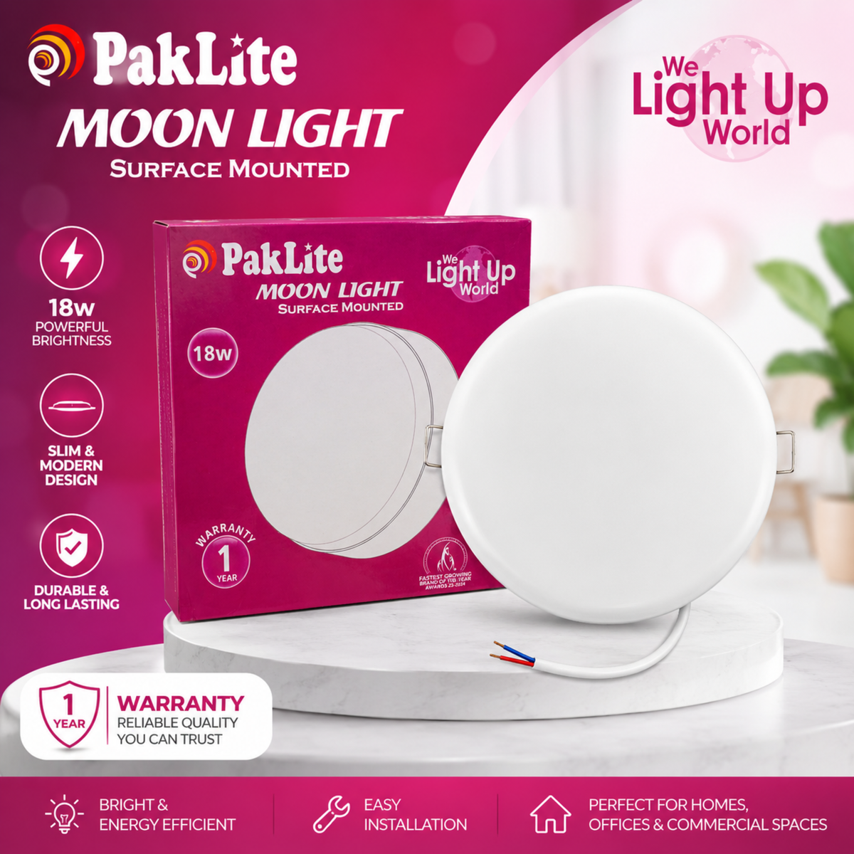 18W Moon Light PakLite