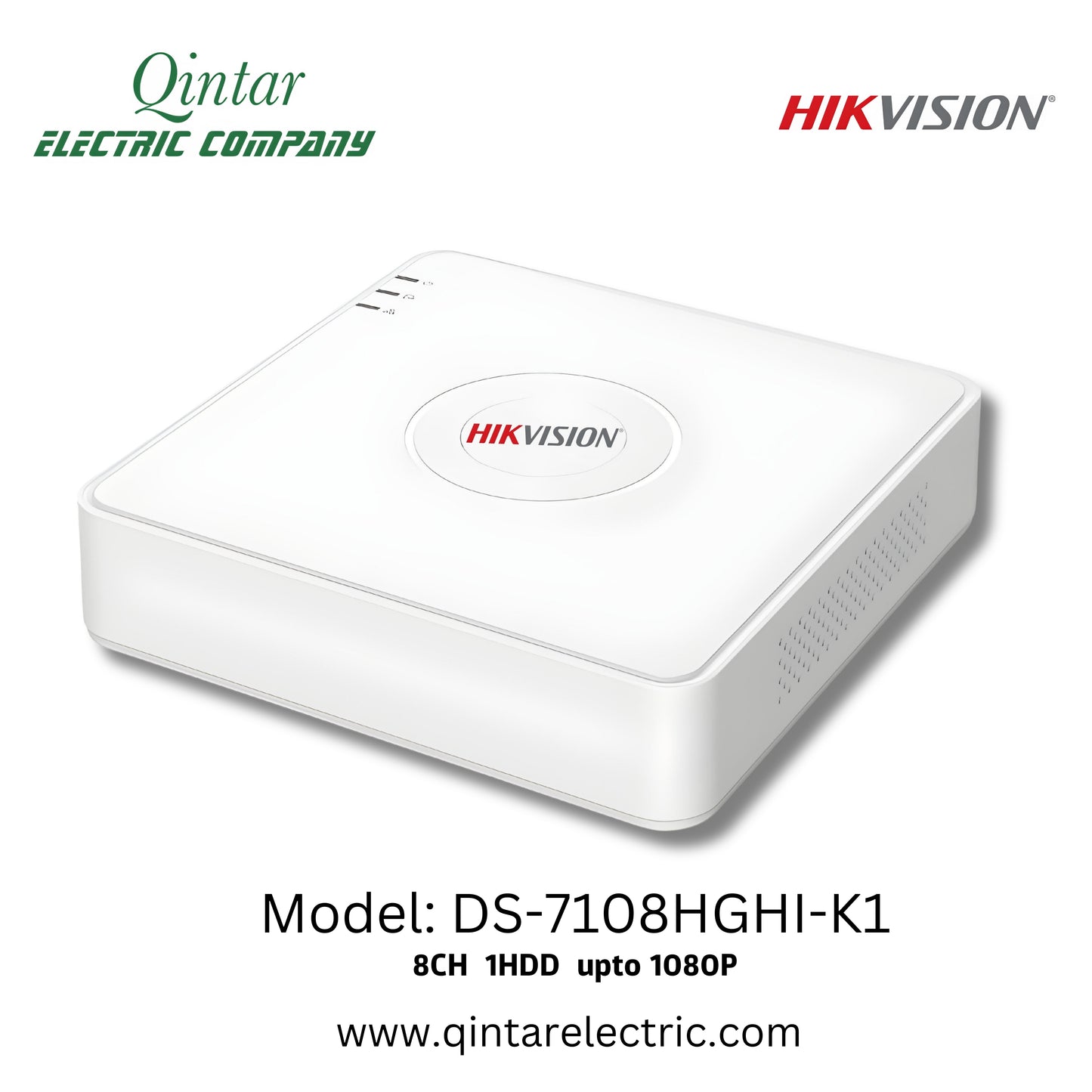 8-ch 1080p Mini 1U Lite H.264 DVR Hikvison