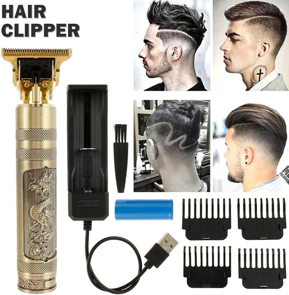 Professional T9 Hair Trimmer Machine – Metal Body | Beard & Hair Clipper for Men