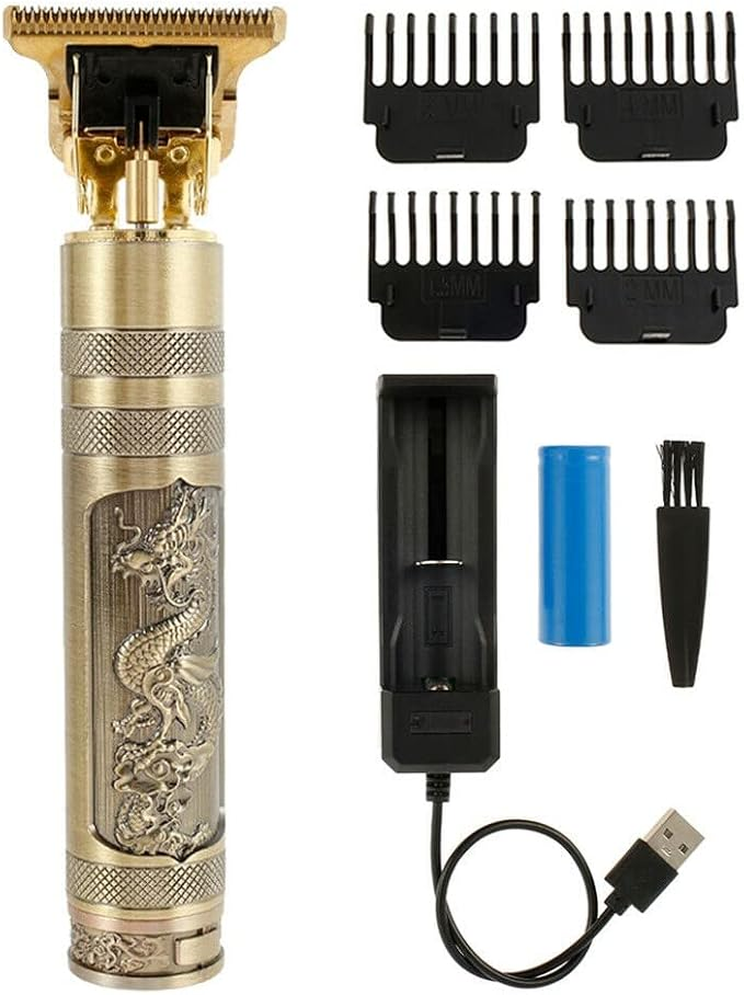 Professional T9 Hair Trimmer Machine – Metal Body | Beard & Hair Clipper for Men