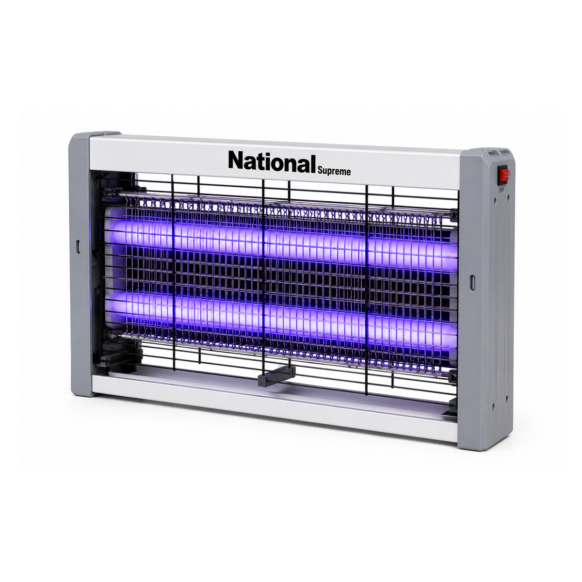 National Supreme Electric Mosquito Killer - 6W LED Double Tube Bug Zapper