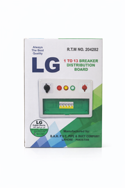 LG Distribution Board 1–13 Breaker | Changeover