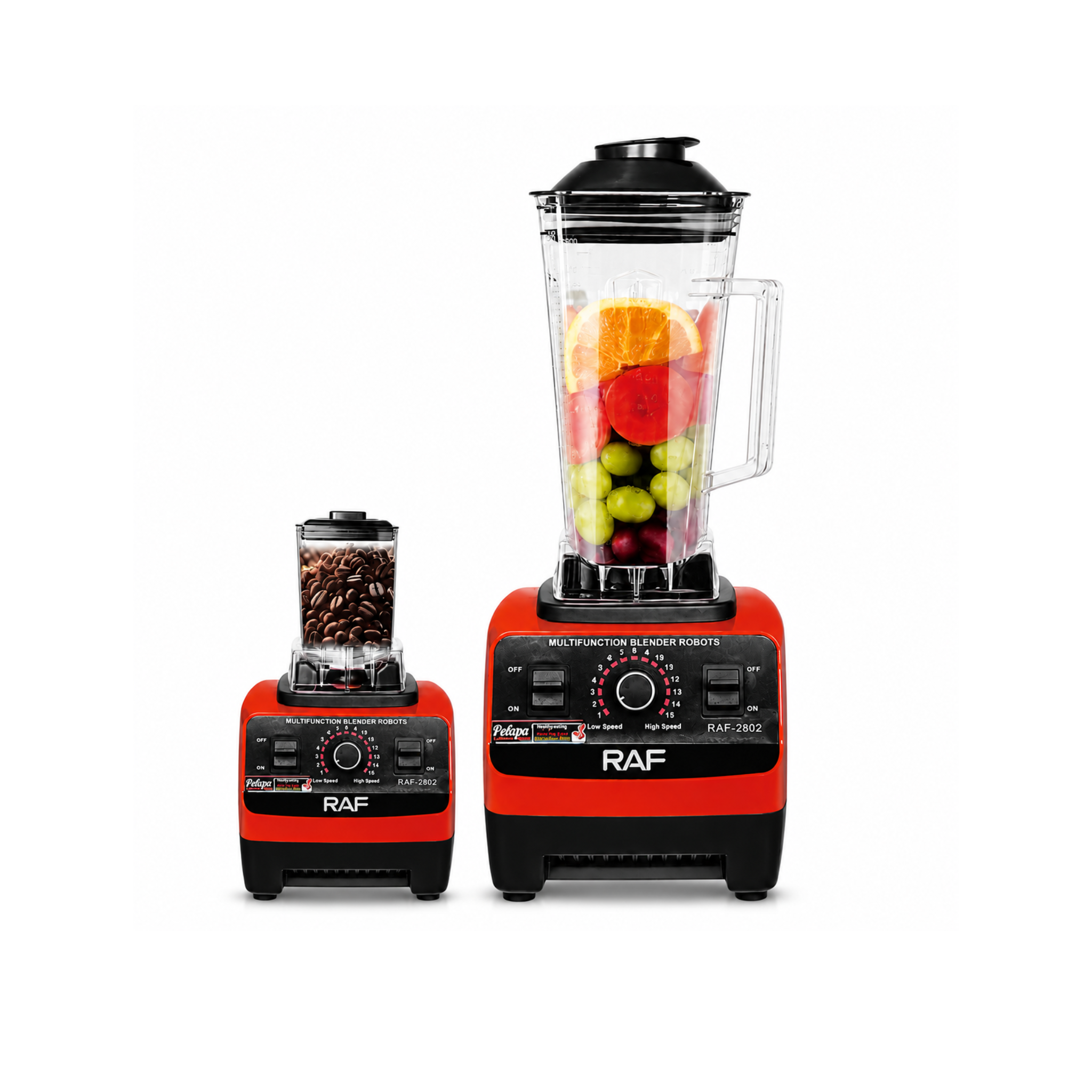 RAF Electric Blender 2-in-1 Heavy Duty 2.5L – Model RAF-2802