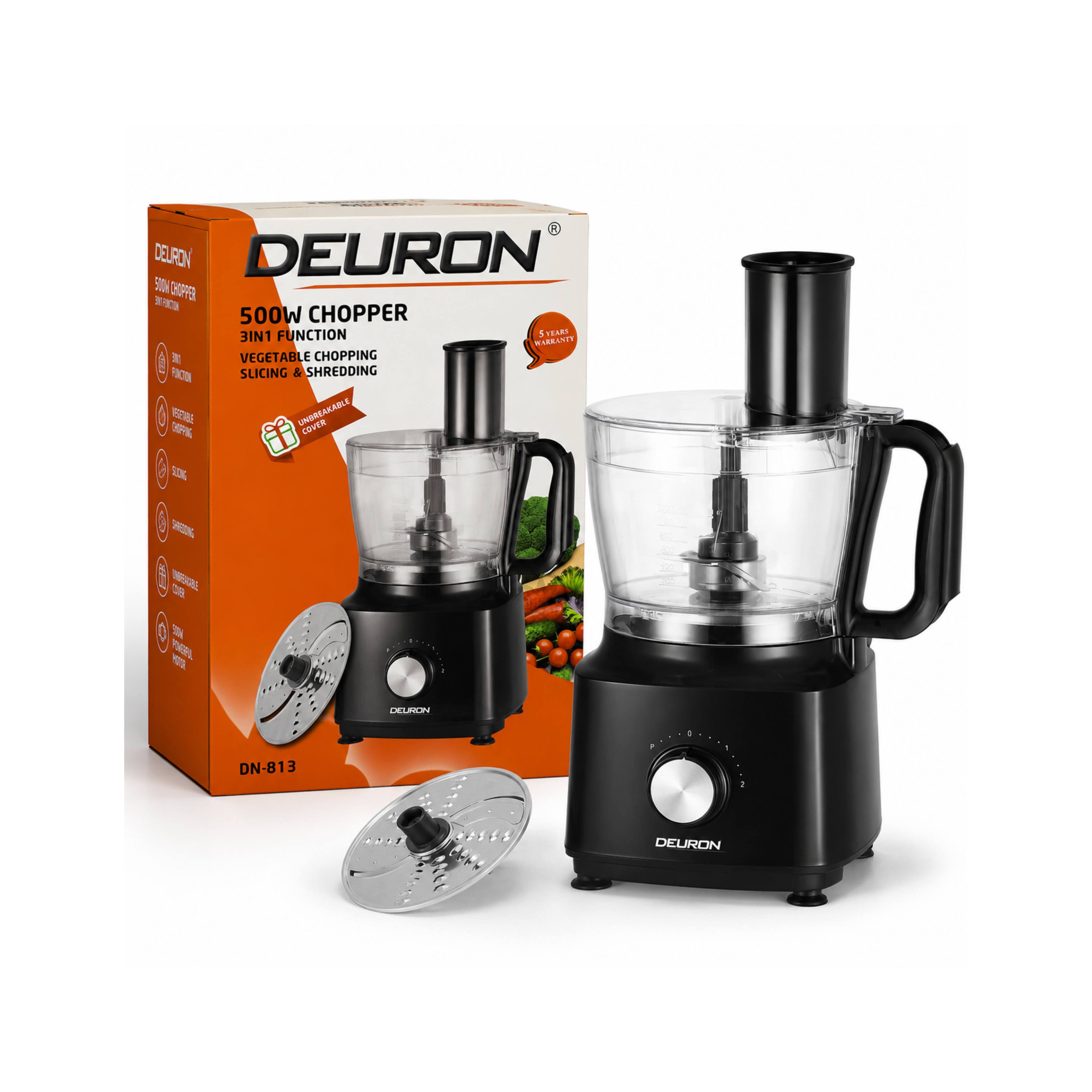 Deuron DN813 Electric Food Chopper | 1.8L Multi-Purpose Chopper