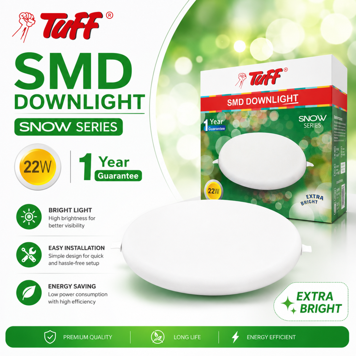 22W SMD Light Snow Series Tuff