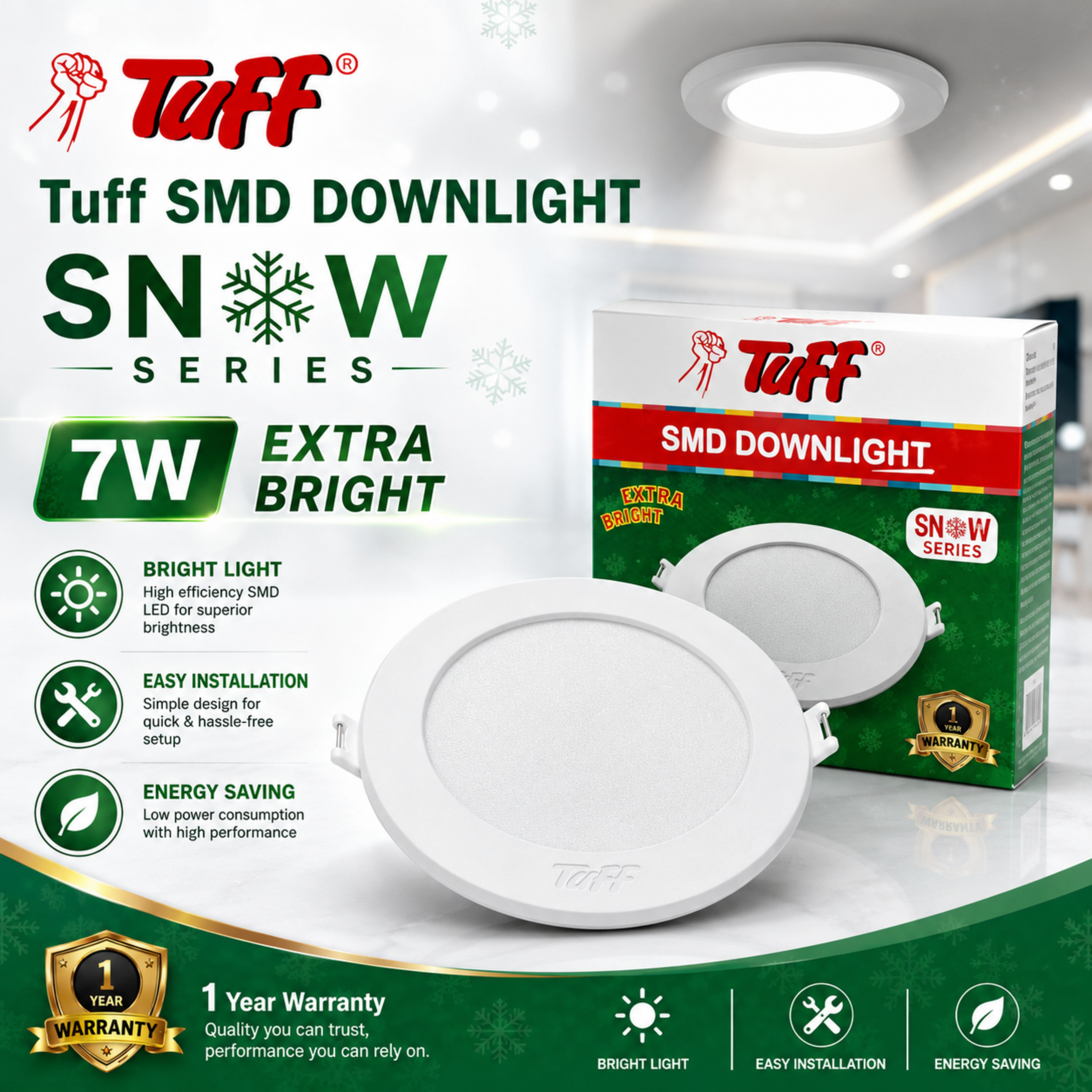 7W SMD Light Snow Series Tuff