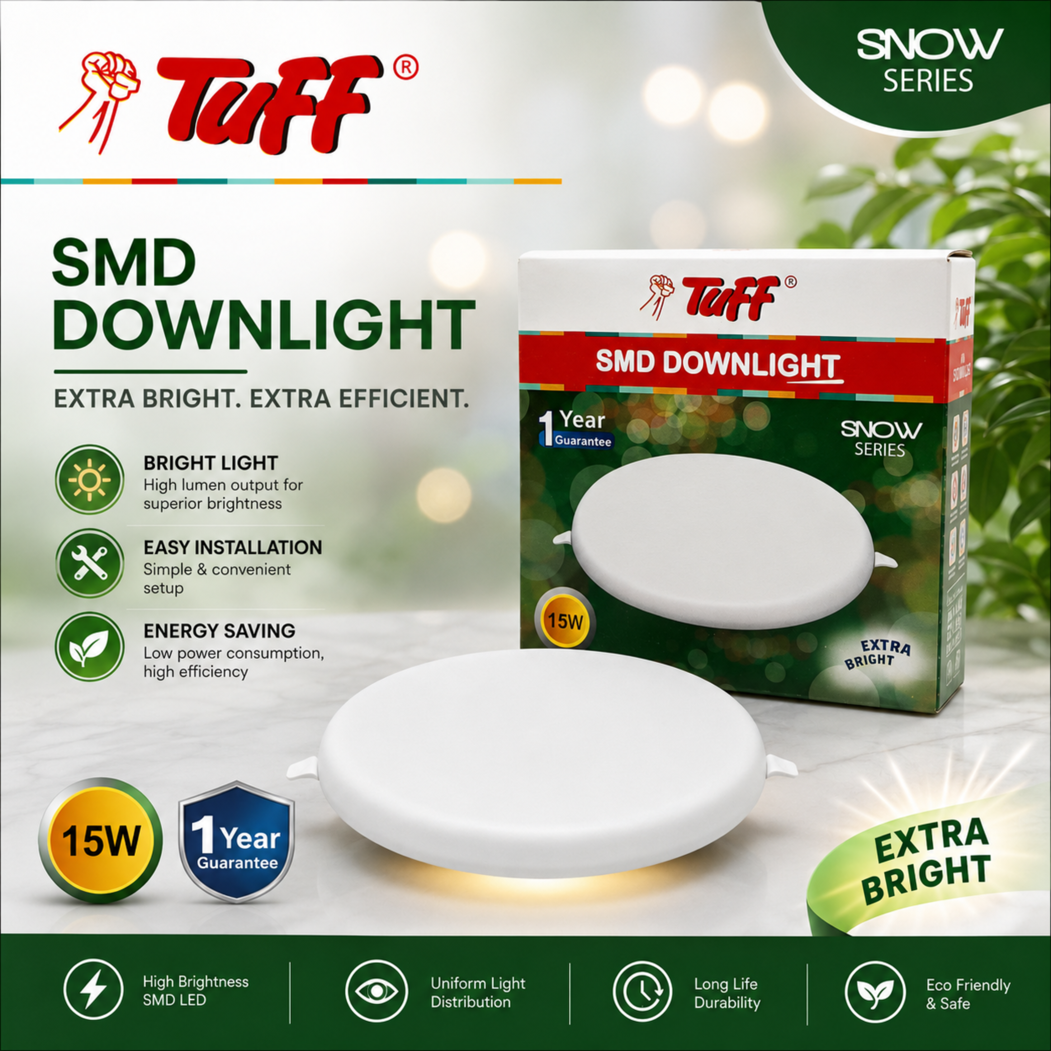 15W SMD Light Snow Series Tuff