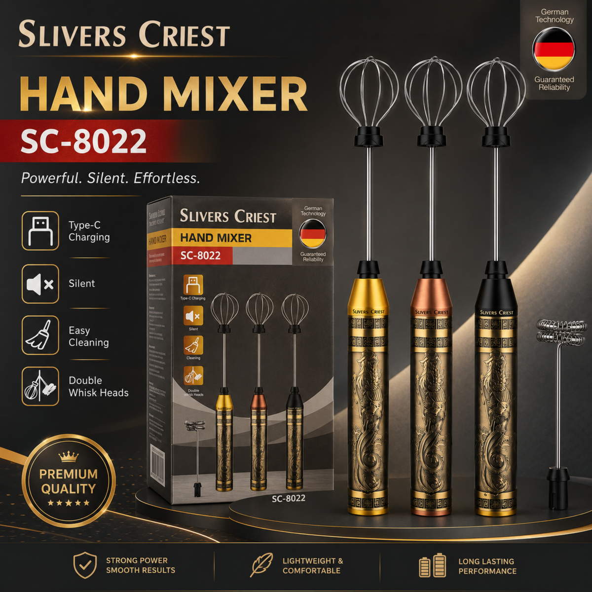 Silver Criest Coffee Mixer SC-8022