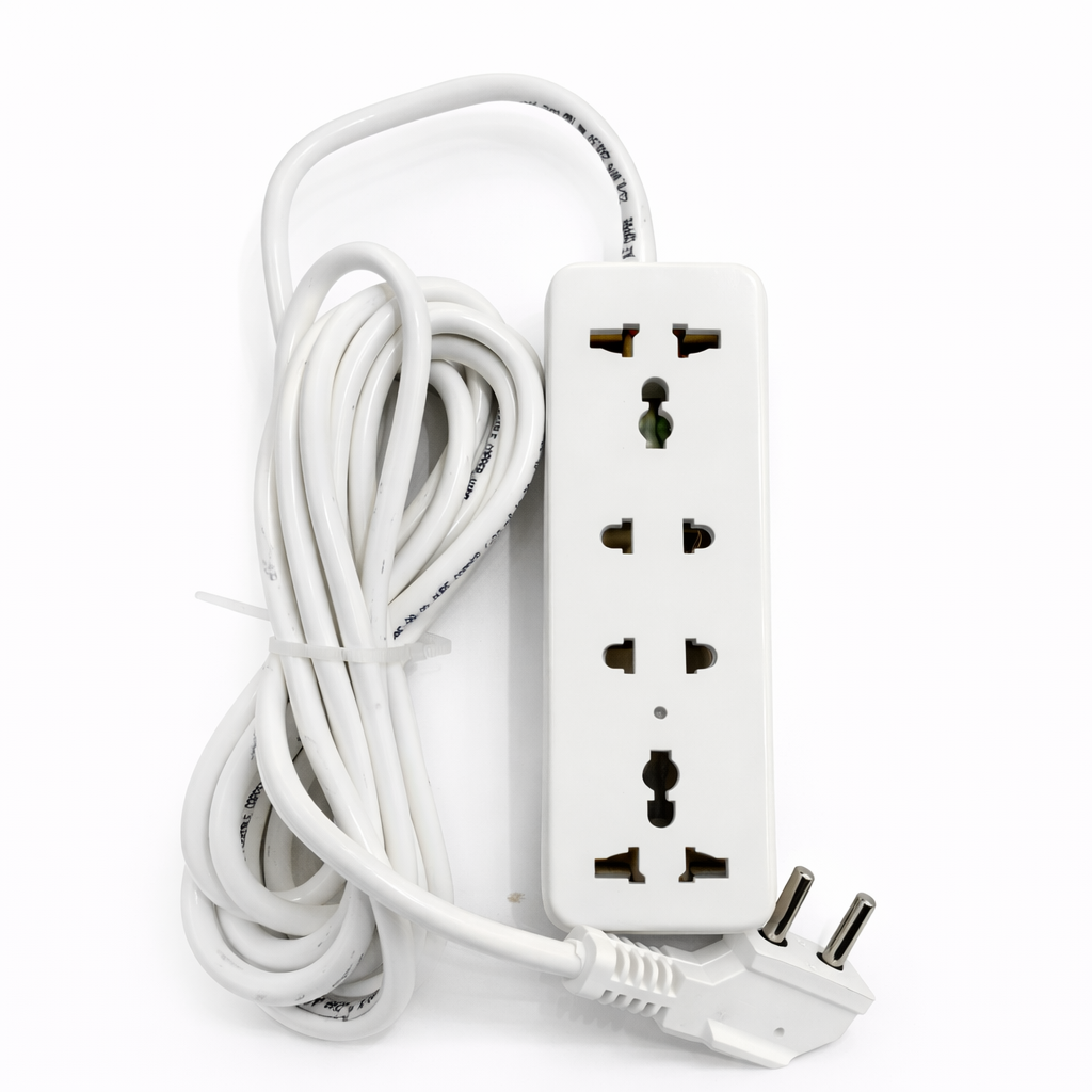 KM Multi Extension Lead – 4 Yard Cable (10A, 250V)