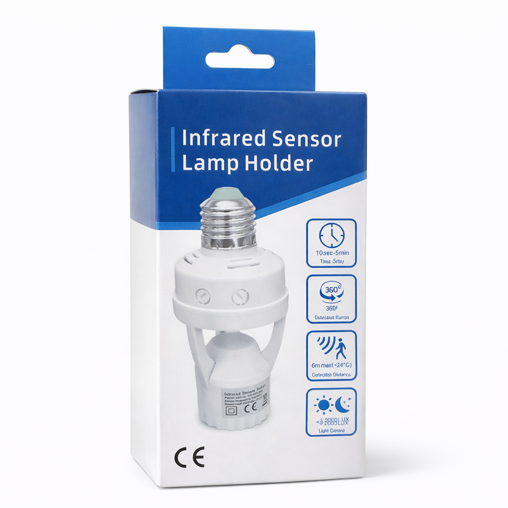 Infrared Sensor Lamp Holder – Automatic Motion Detection