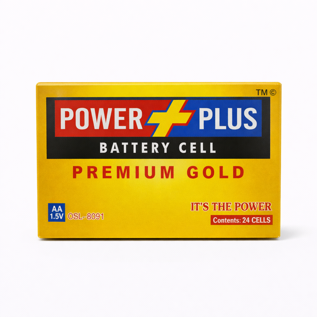 Power Plus Premium Gold AA Batteries 1.5V