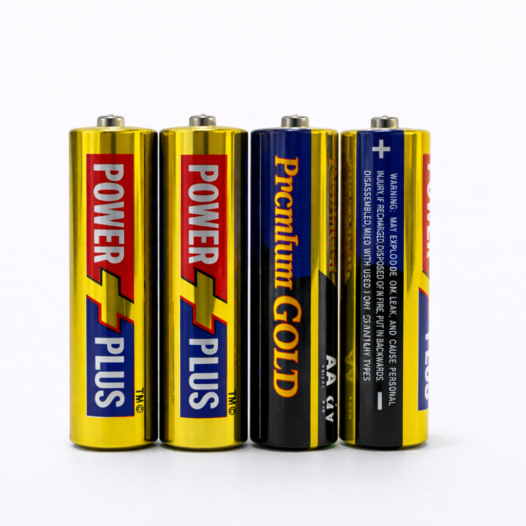 Power Plus Premium Gold AA Batteries 1.5V