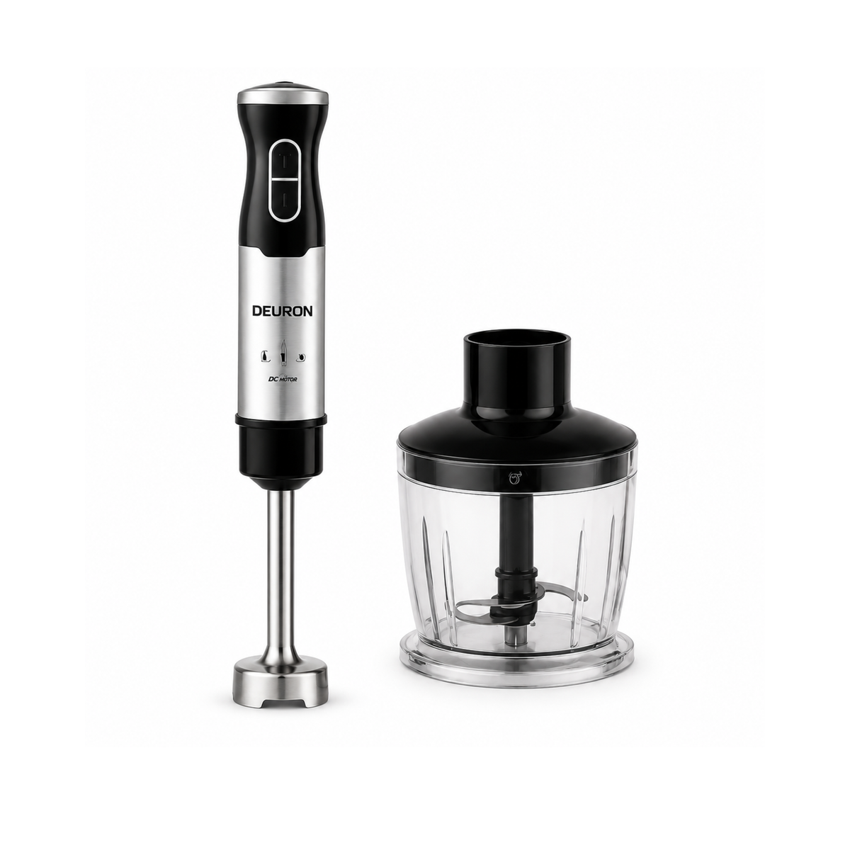 Deuron DN-1108 Stick Hand Blender with Vegetable Chopper | Multi-Function Blender