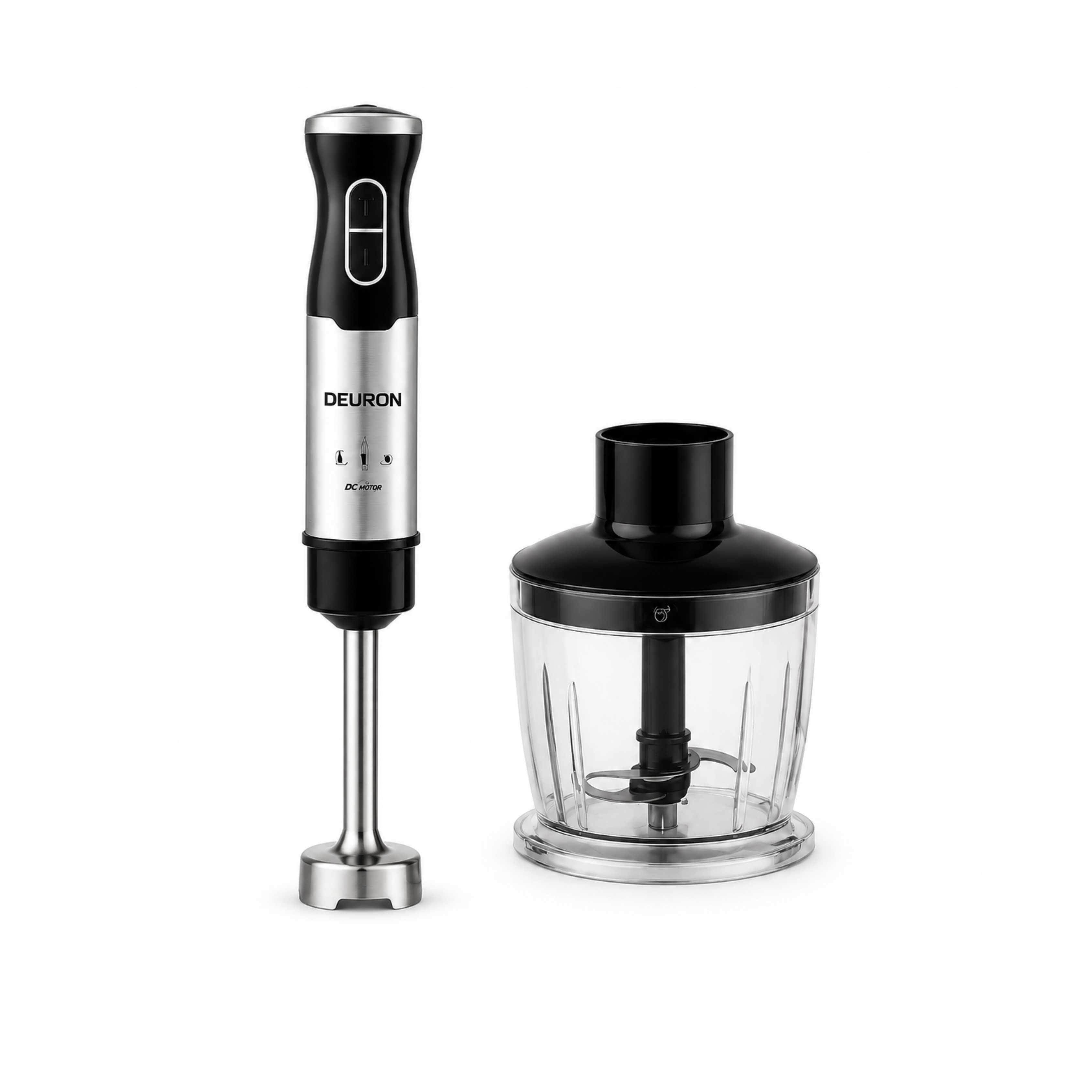 Deuron DN-1108 Stick Hand Blender with Vegetable Chopper | Multi-Function Blender