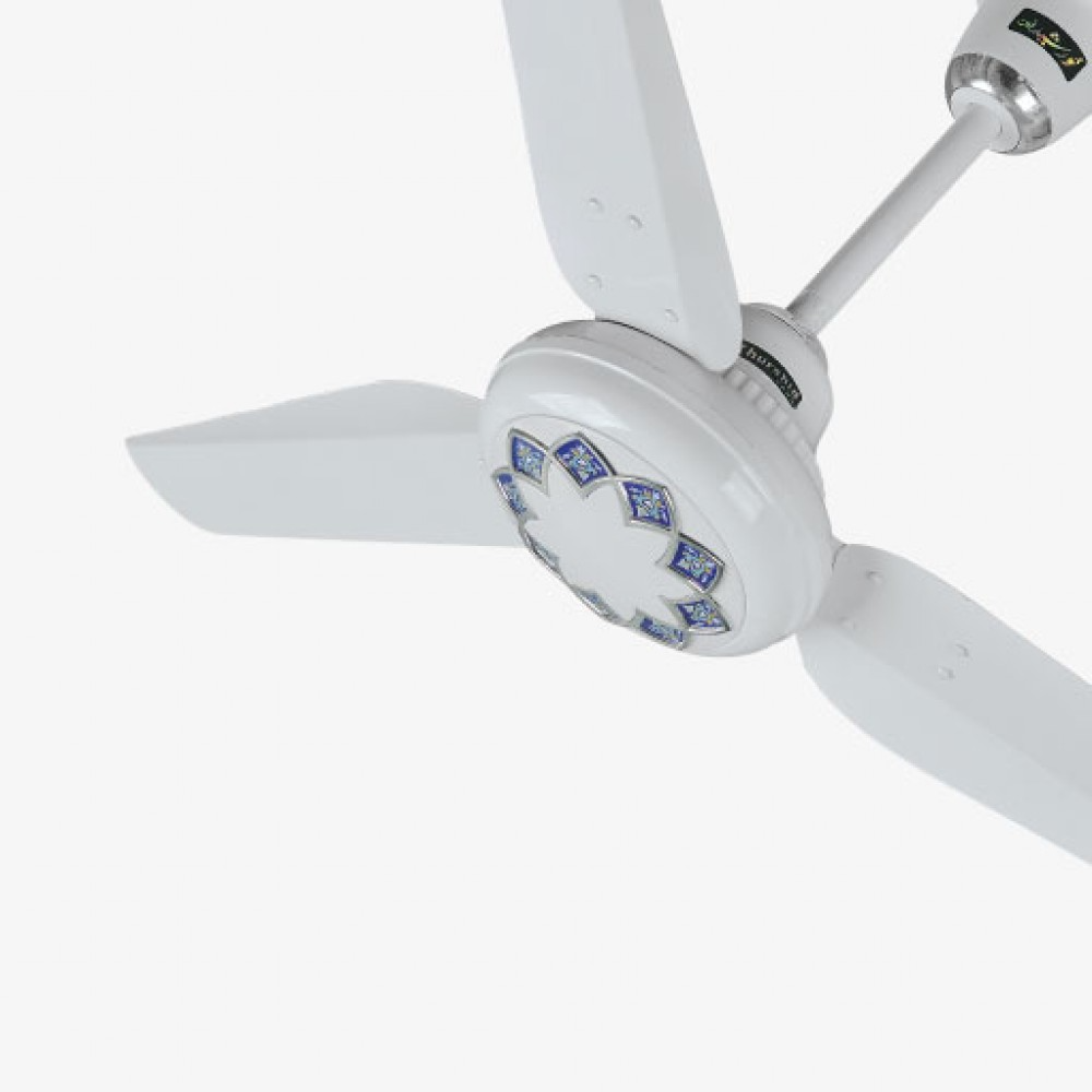 Khurshid Fans Flower Model Ceiling Fan - Blue White
