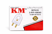 KM Ringo 2-Pin Plug (Shoo) 10 Amp 250V