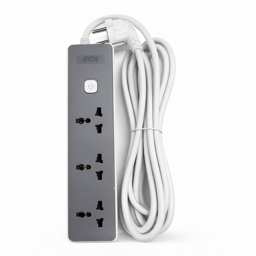 ECM Power Extension Board – 3 Universal Sockets with Switch