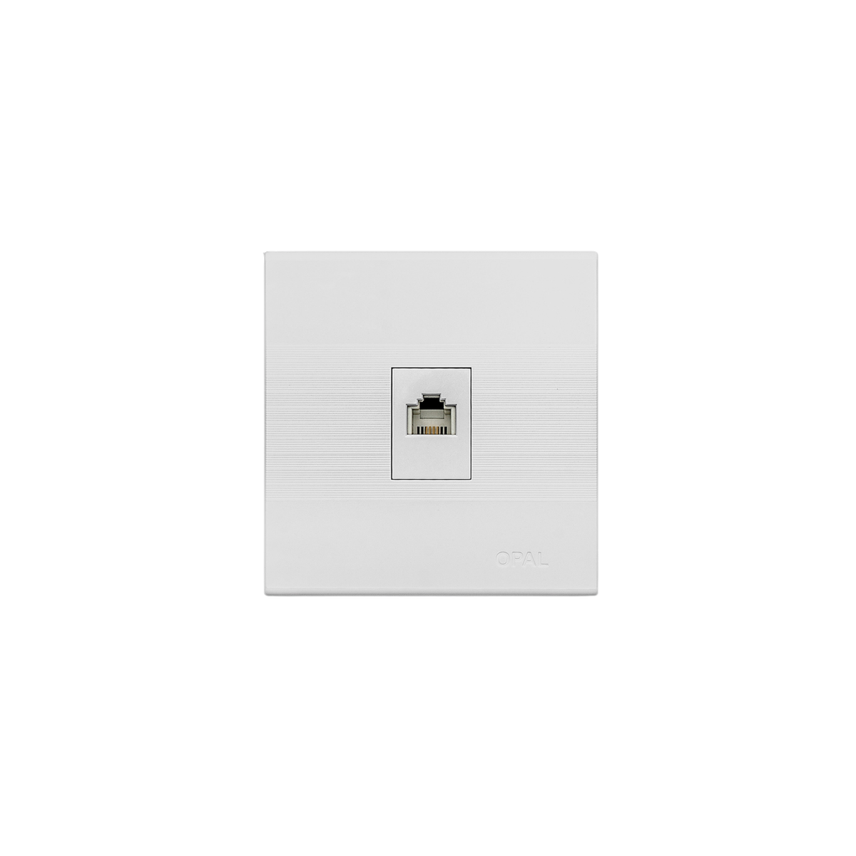 Opal Single TP Socket Plate