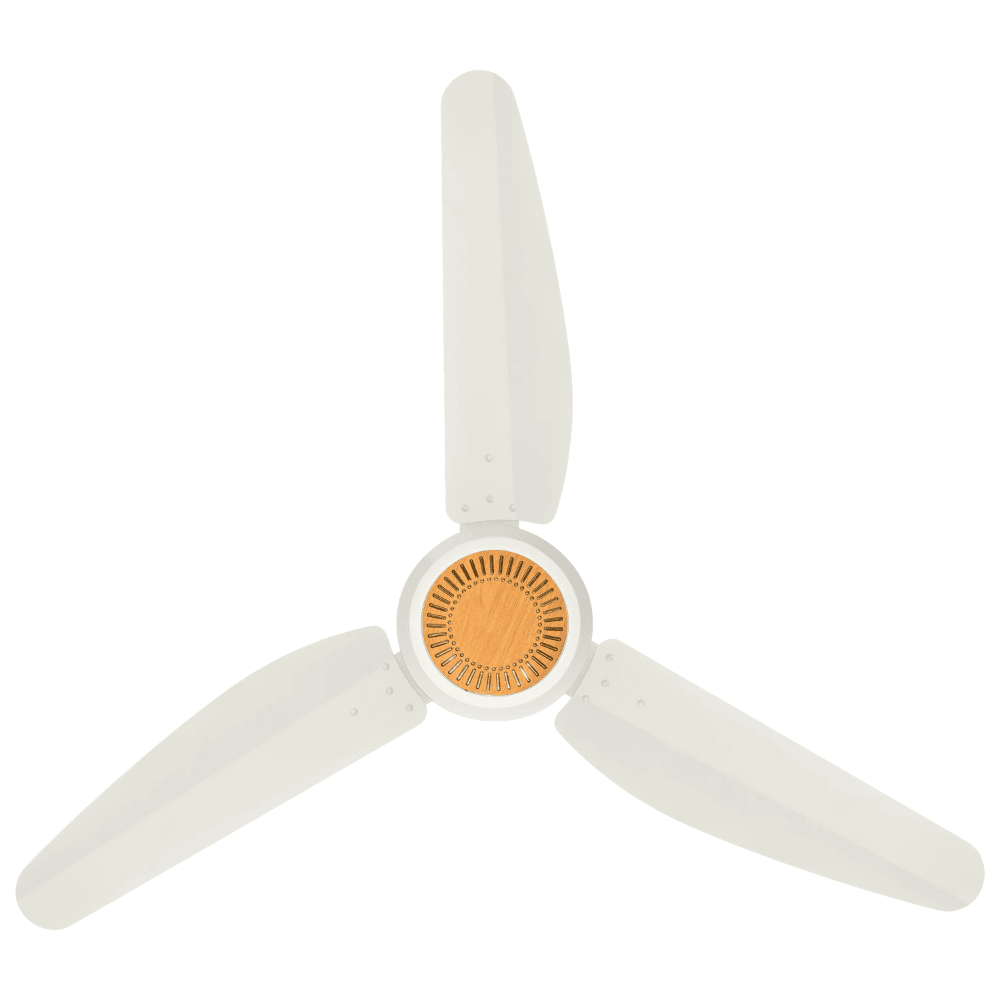 Tamoor AC/DC Inverter Ceiling Fan – Cream Light Wood
