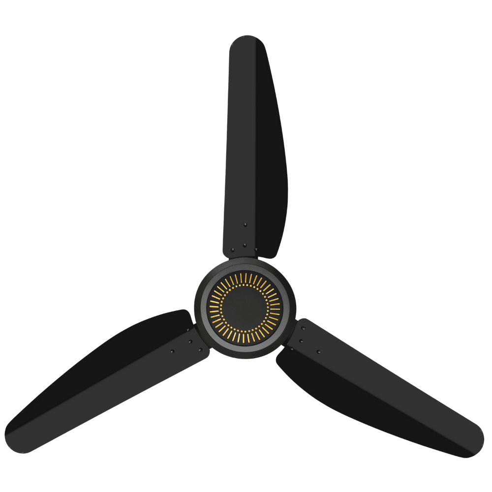 Tamoor AC/DC Inverter Ceiling Fan – Golden Black