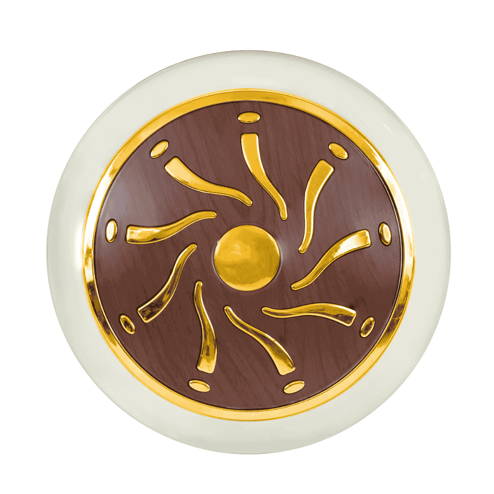 Tamoor Pearl Model – AC/DC Ceiling Fan - Cream Dark Wood
